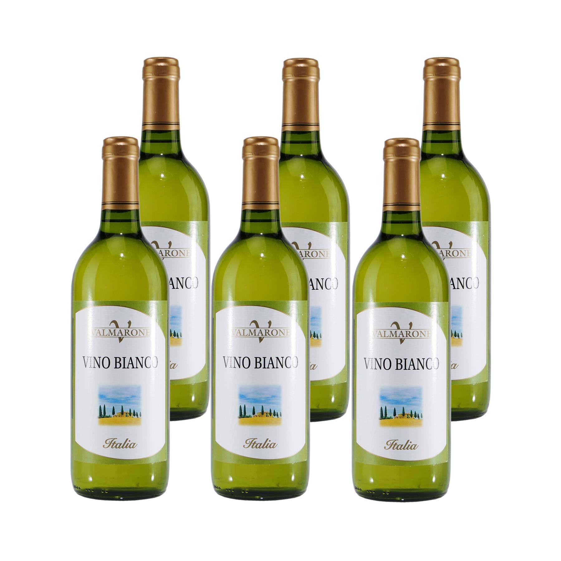 Valmarone Vino Bianco Weißwein -trocken- (6 x 0,75L)