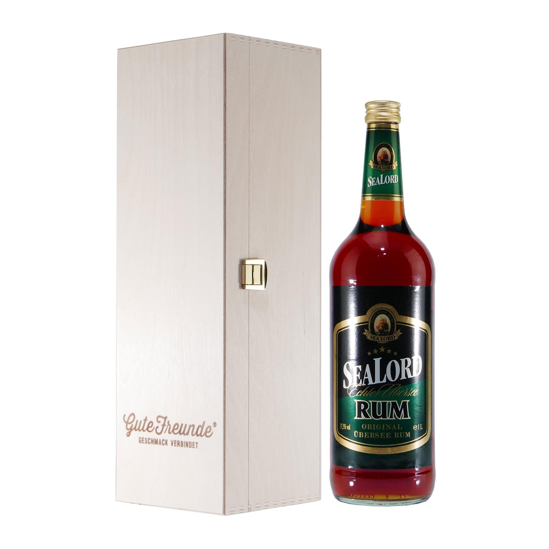 SEALORD Original Übersee Rum mit Geschenk-Holzkiste