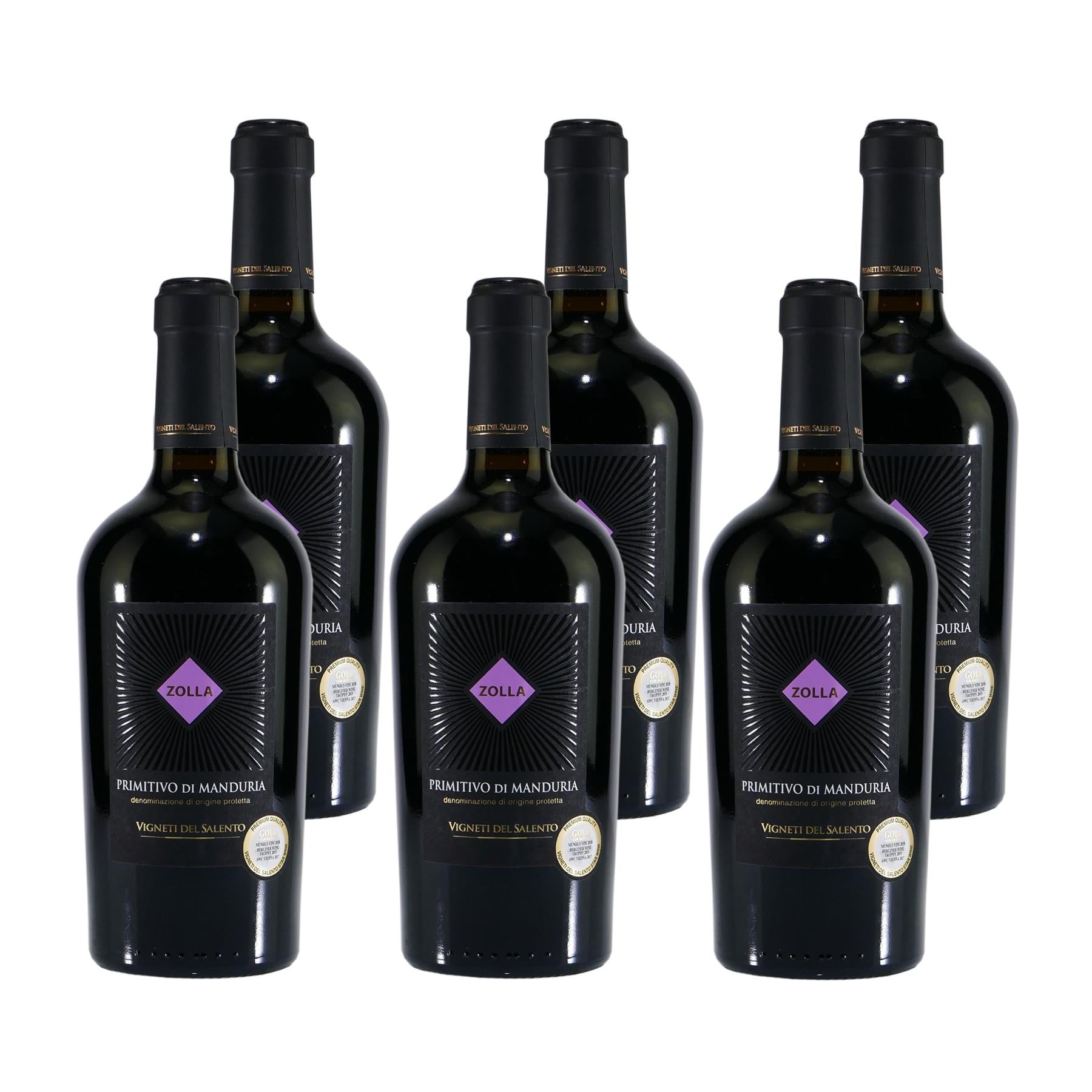 Zolla Primitivo di Manduria DOP -trocken- (6 x 0,75)