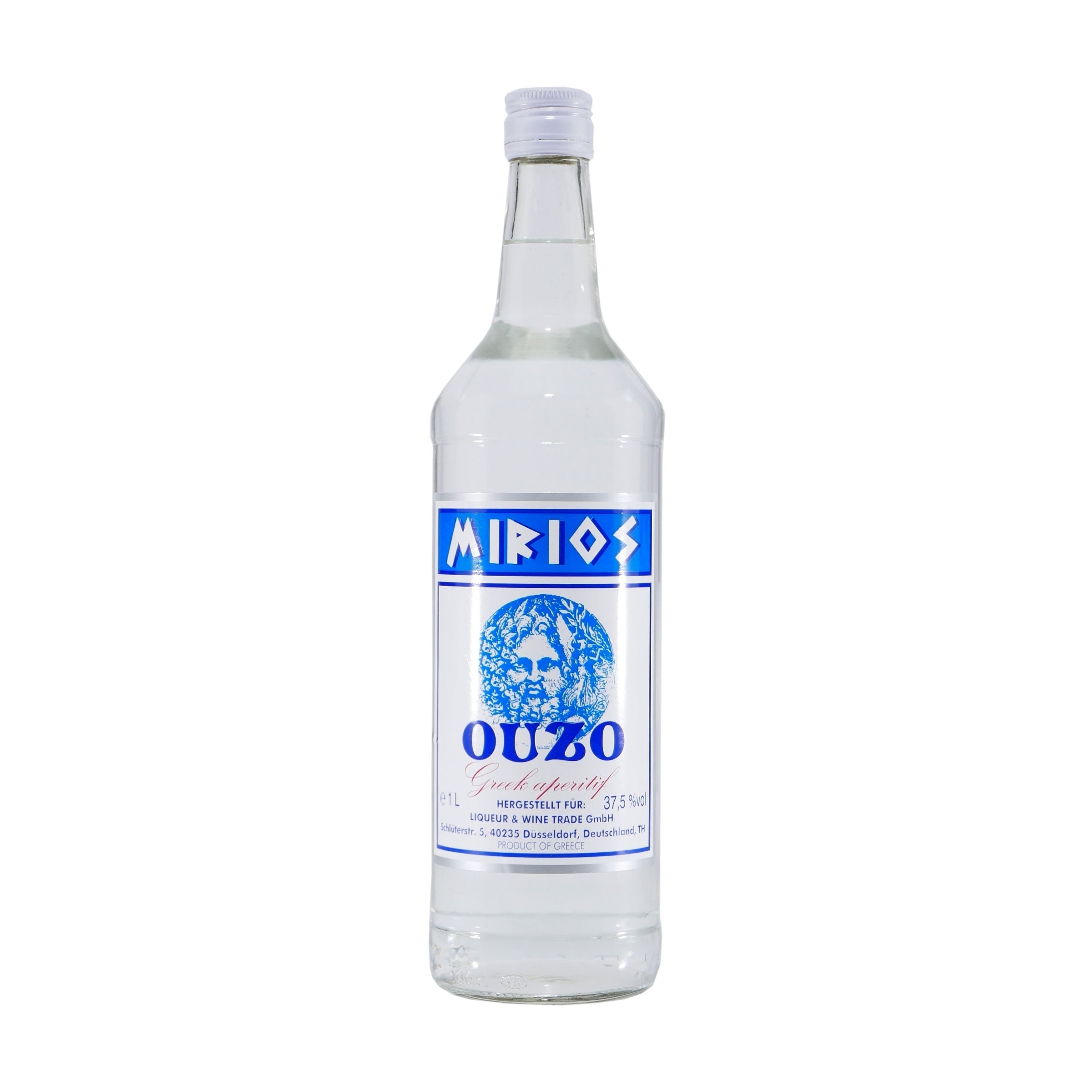 Mirios Ouzo - Greek Anis-Aperitif mit Geschenk-Holzkiste