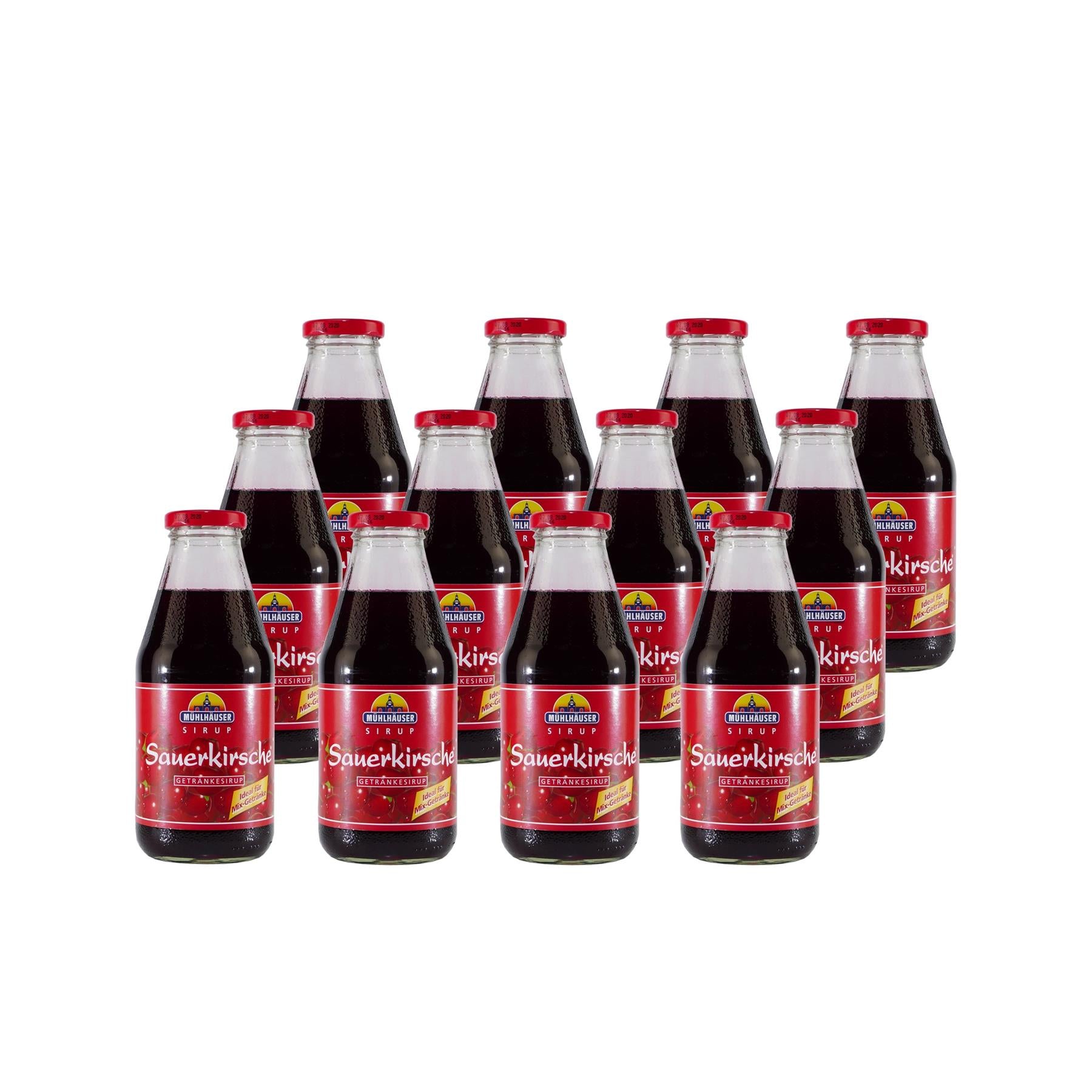Mühlhäuser Sauerkirsch Getränkesirup (12 x 0,5L)
