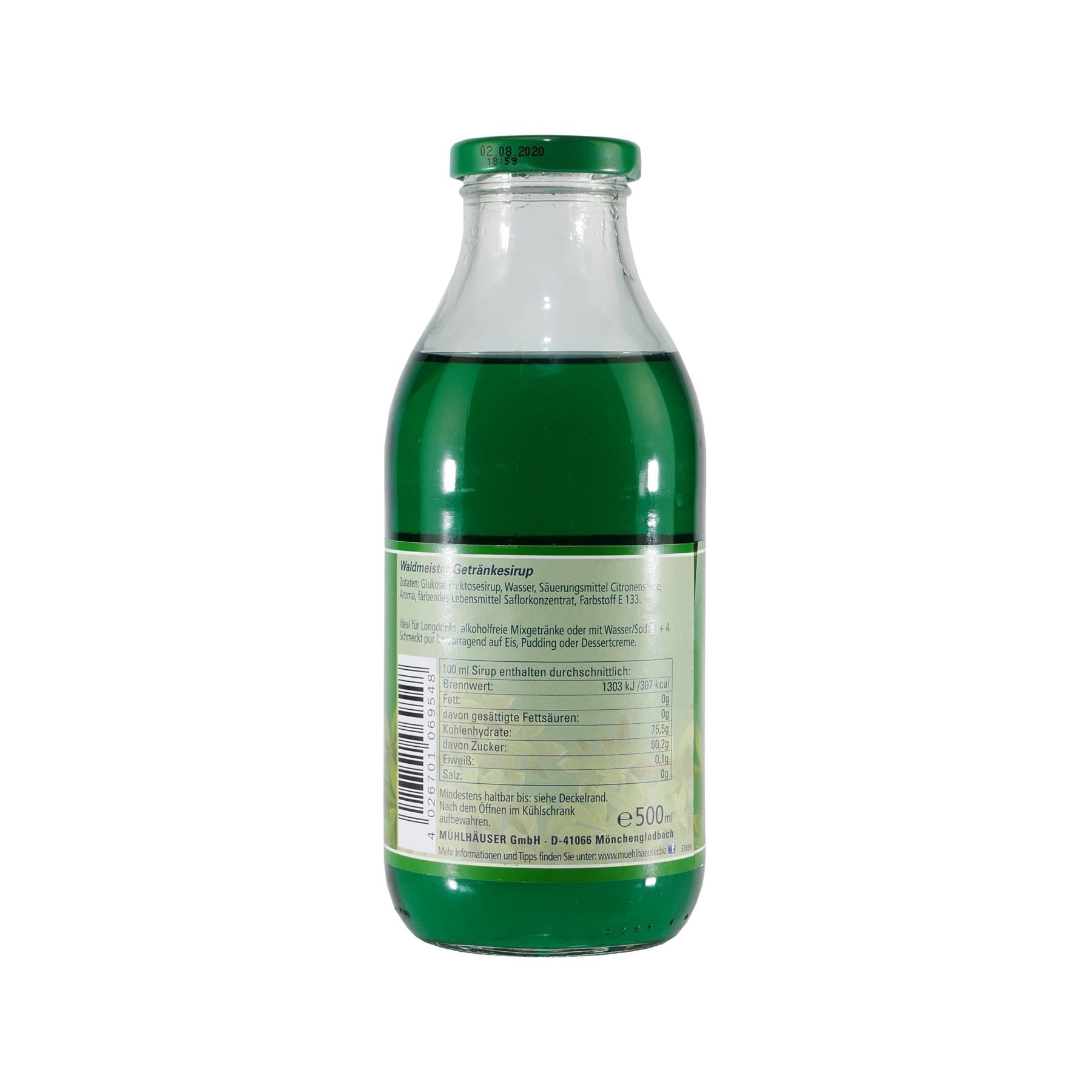 Mühlhäuser Waldmeister Getränkesirup (12 x 0,5L)