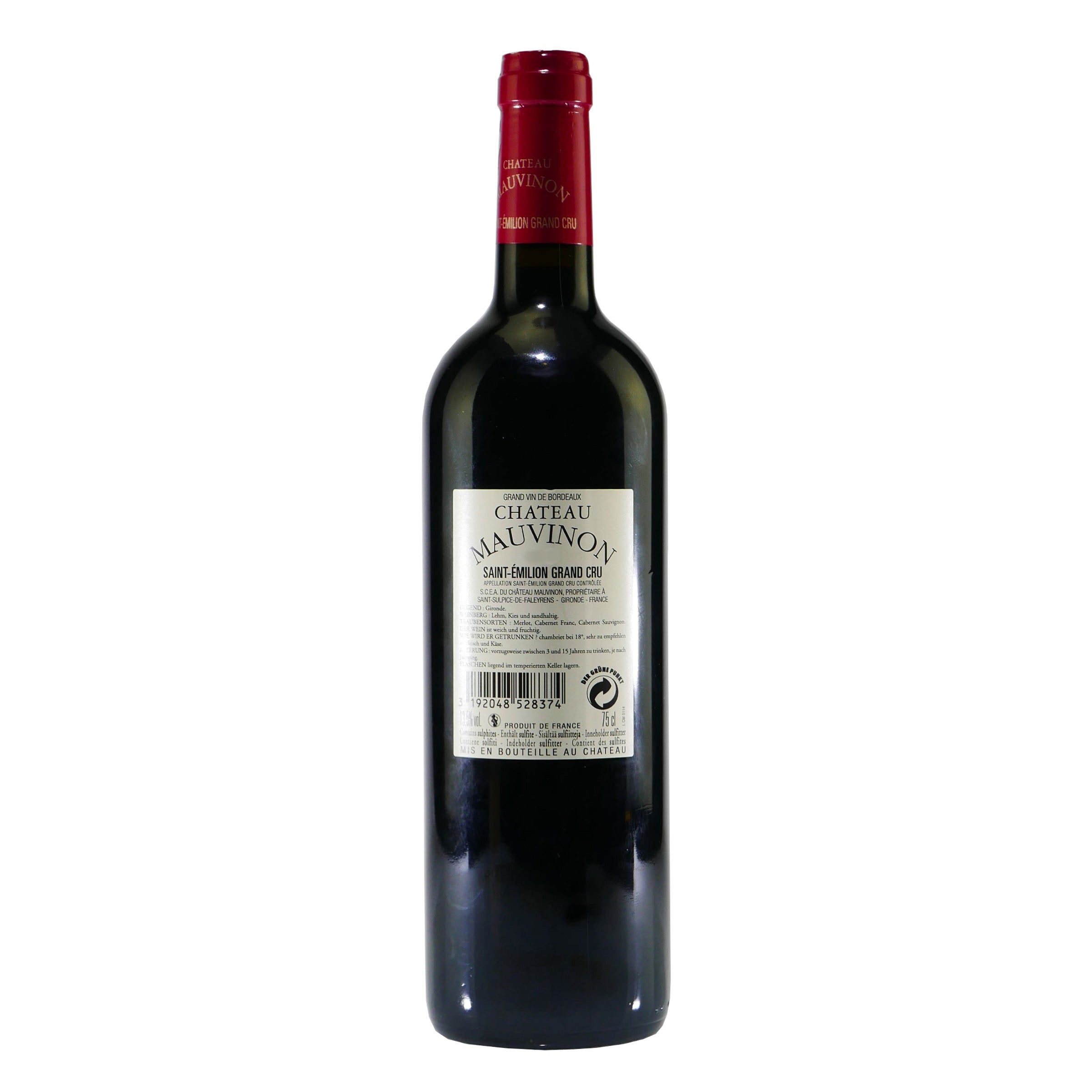 Château Mauvinon Saint-Émilion Grand Cru Bordeaux Rotwein