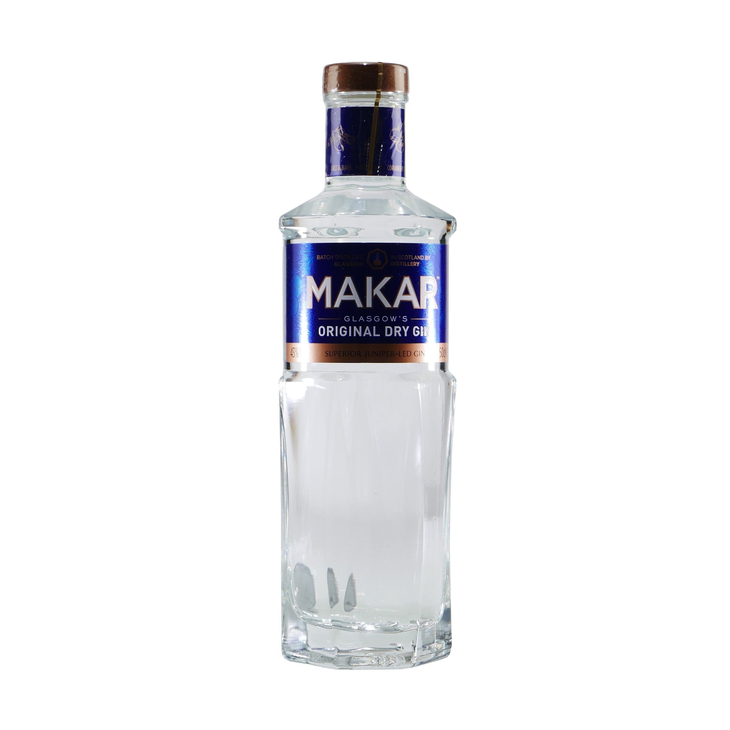 Makar Glasgow Dry Gin mit Geschenk-Holzkiste