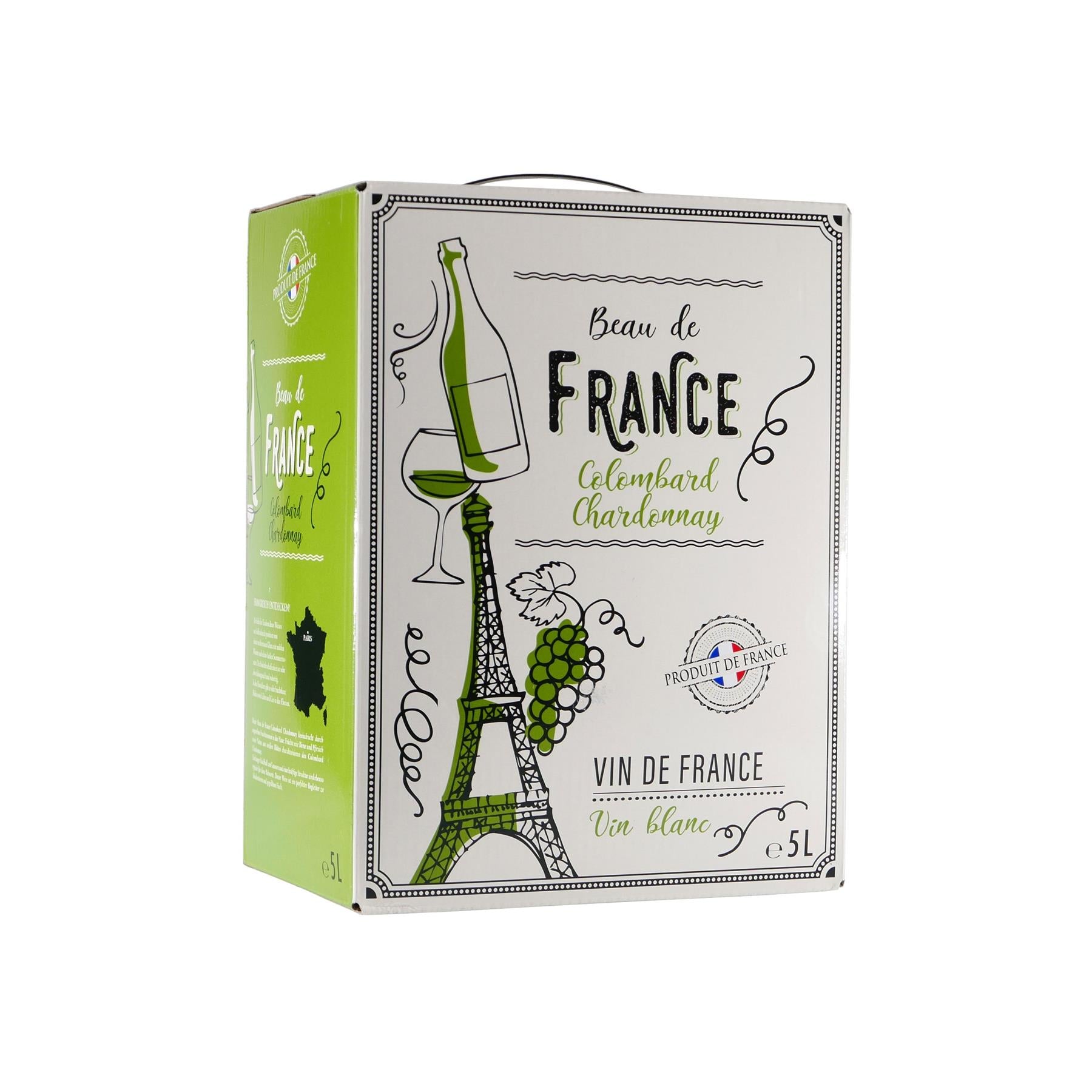 Beau de France Colombard Chardonnay -trocken- 5,0L BIB