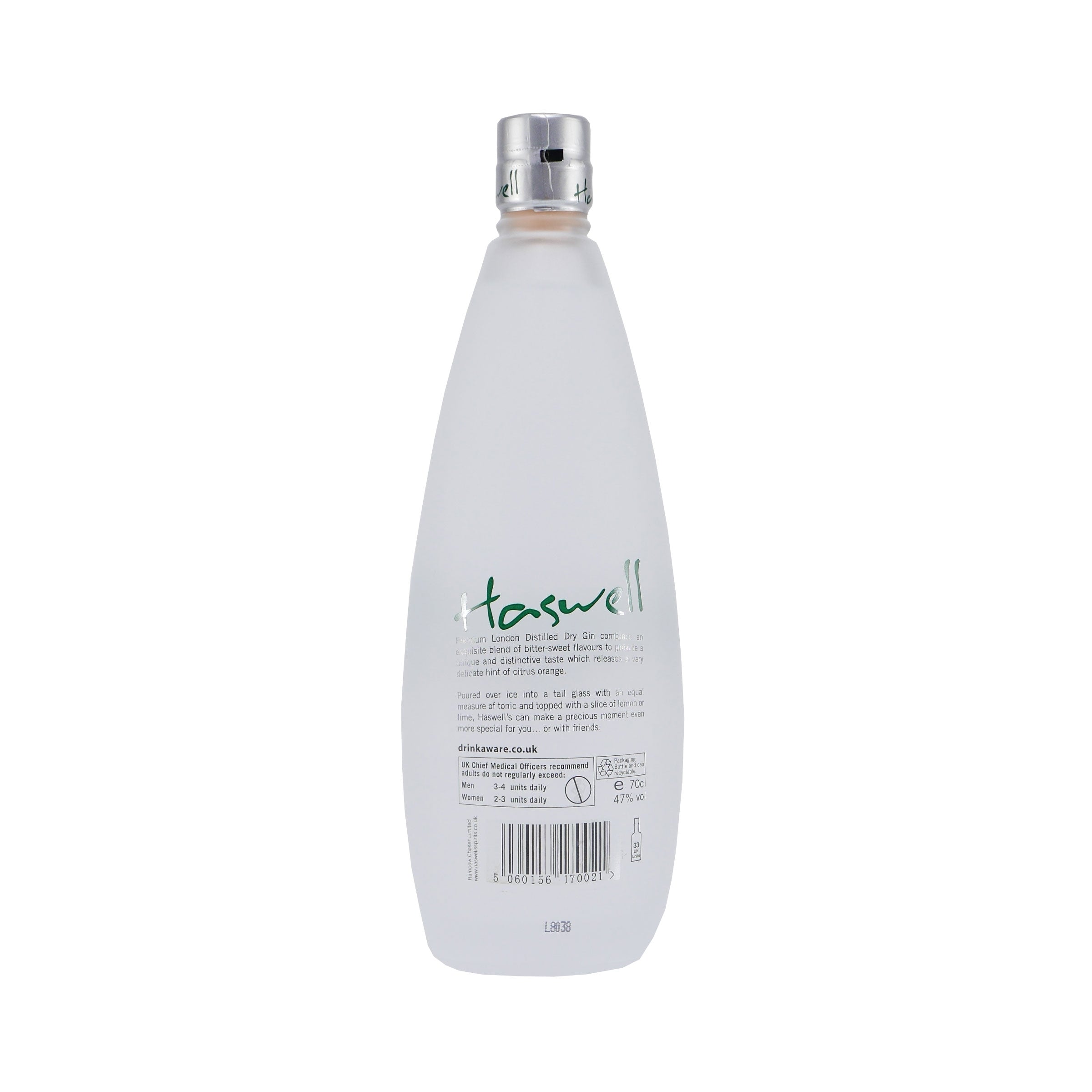 Haswell London Dry Gin mit Geschenk-Holzkiste