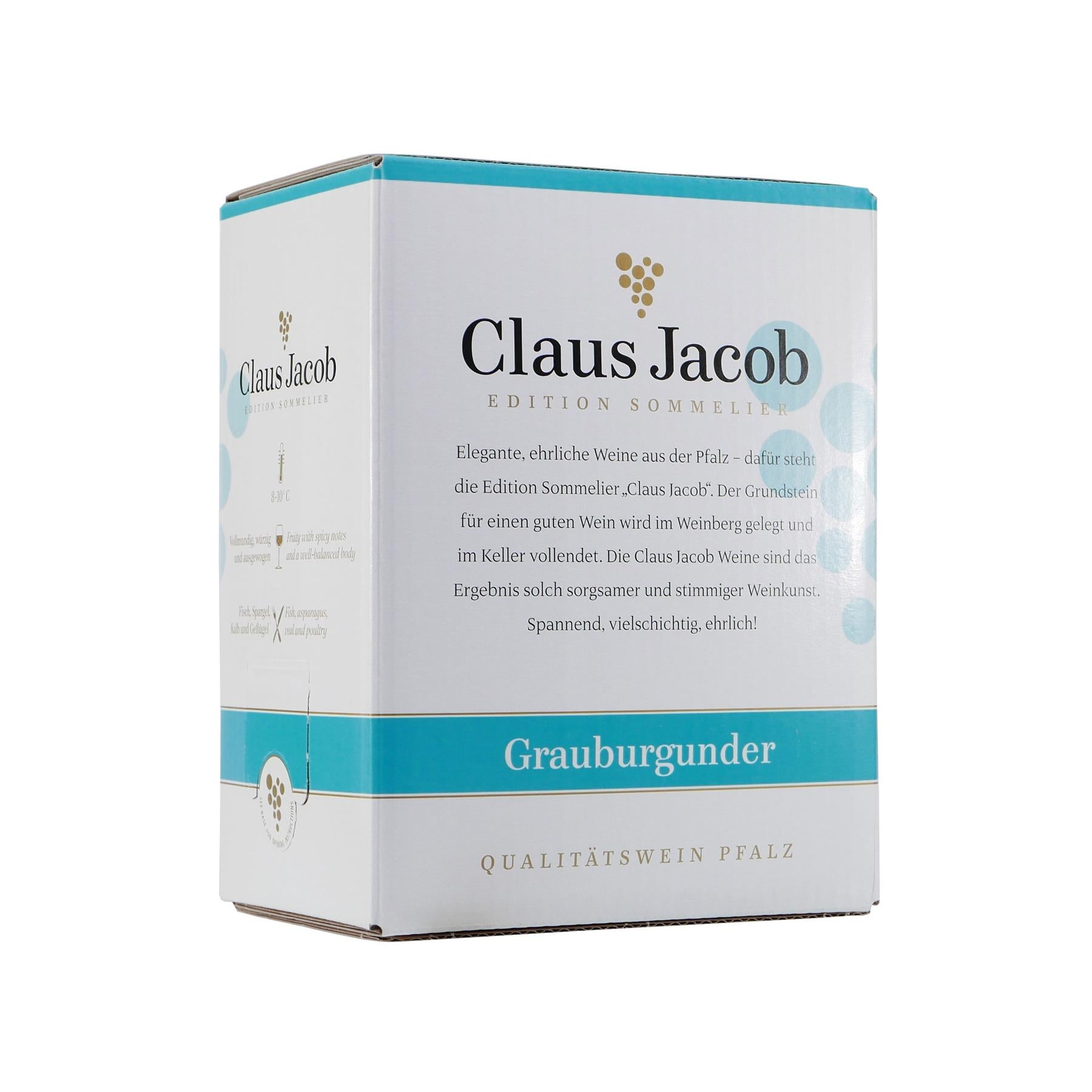 Claus Jacob Grauburgunder Qualitätswein 5L BIB