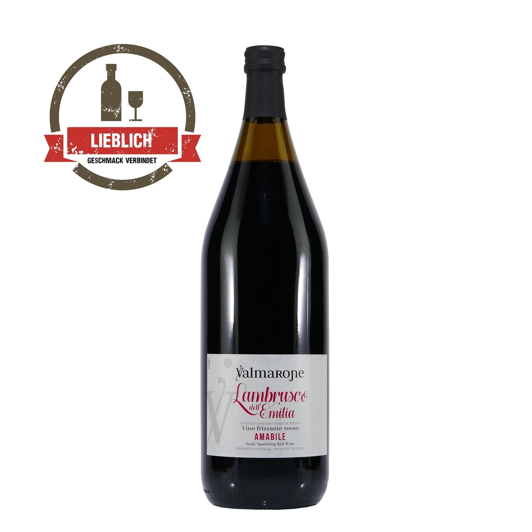 Valmarone Lambrusco Perlwein -lieblich- (6 x 1,5L)