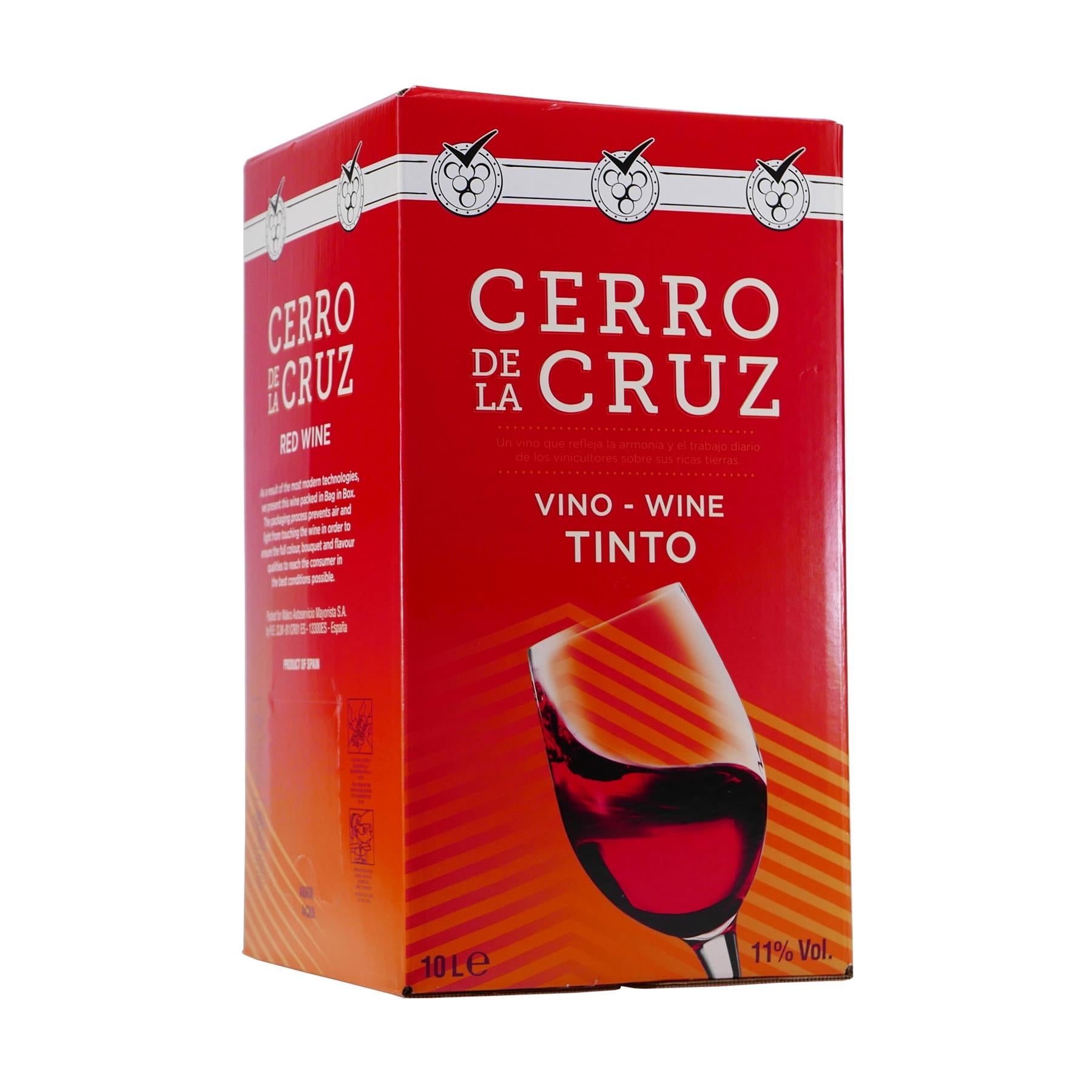 Cerro de la Cruz Vino Tinto trocken Rotwein Spanien - BIB 10L