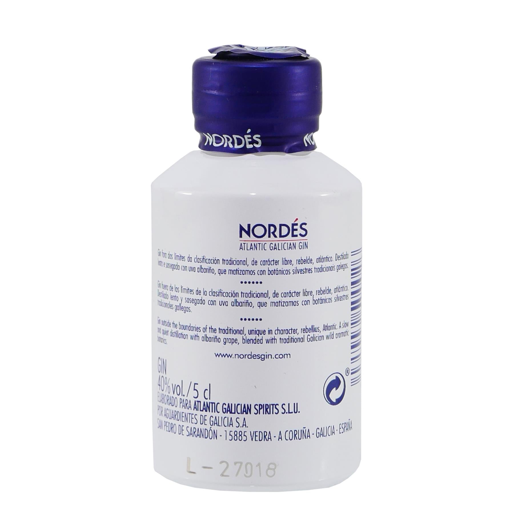 Nordés Atlantic Galician Gin "mini" 0,05L