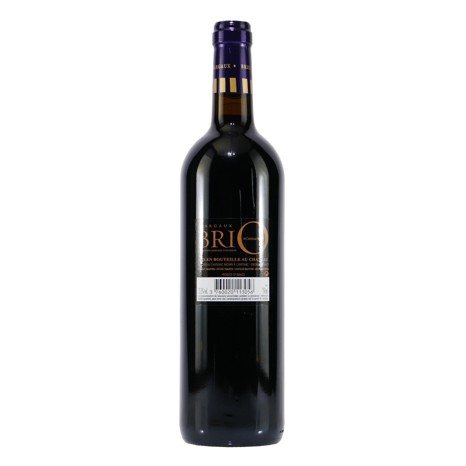Margaux Brio De Cantenac Brown -Rotwein trocken