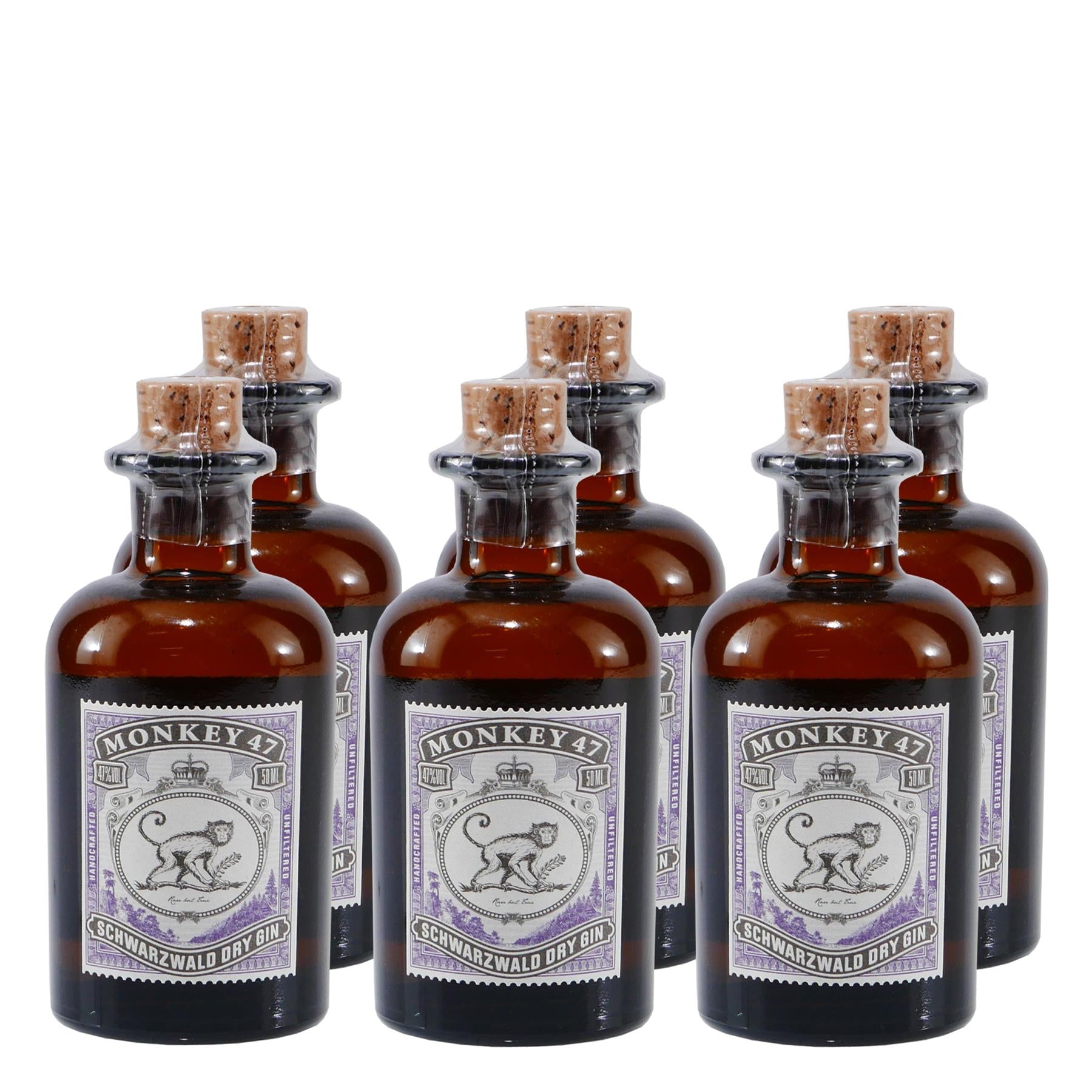Monkey 47 Dry Gin "Mini" (6 x 0,05L)