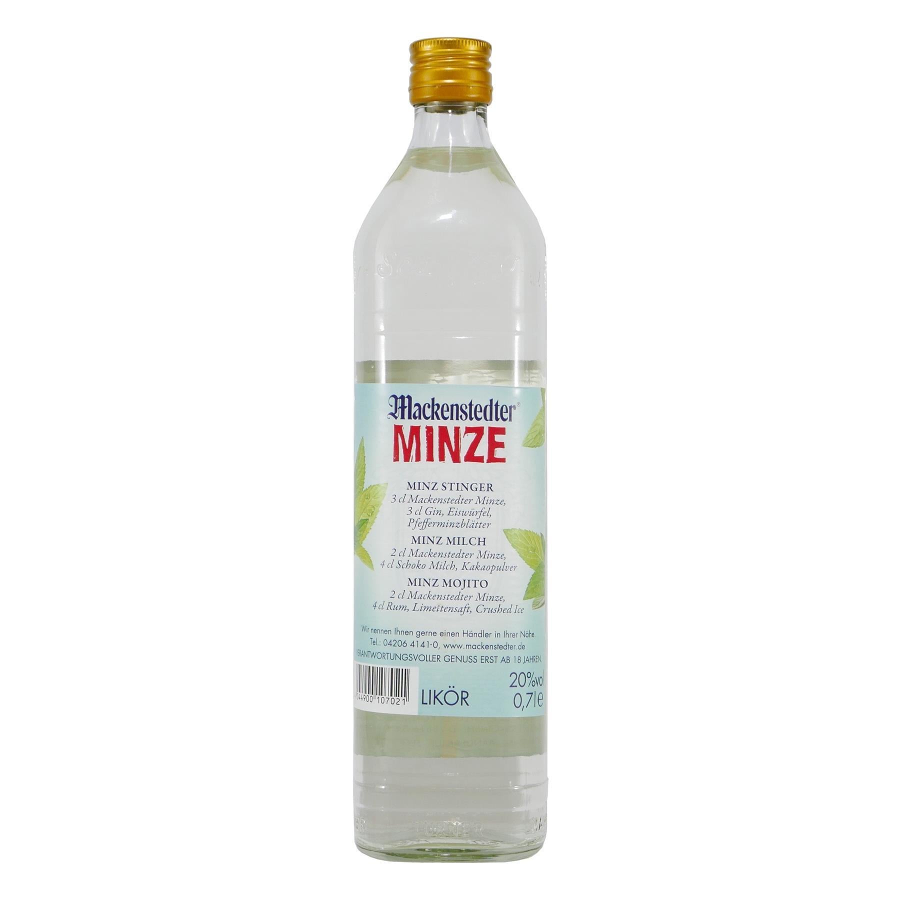 Mackenstedter Minze Likör mit Geschenk-HK