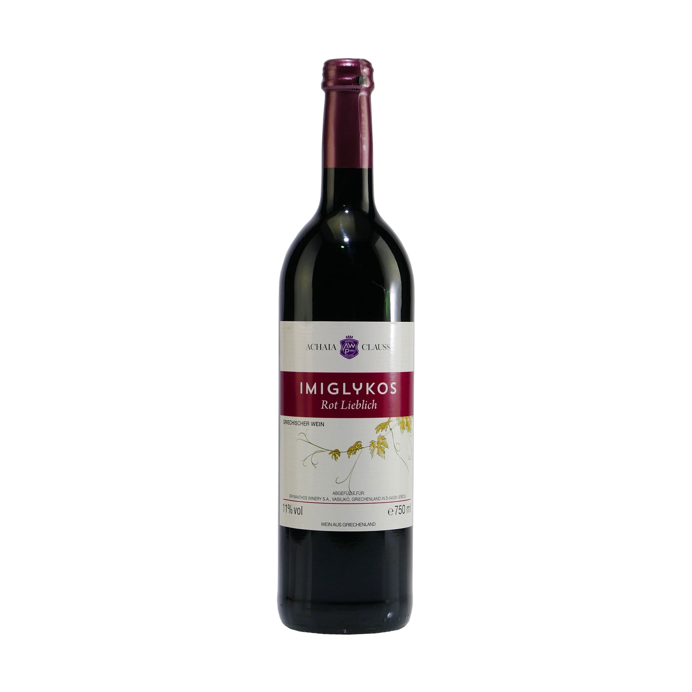 Achaia Clauss Imiglykos Rotwein -lieblich- (6 x 0,75L)