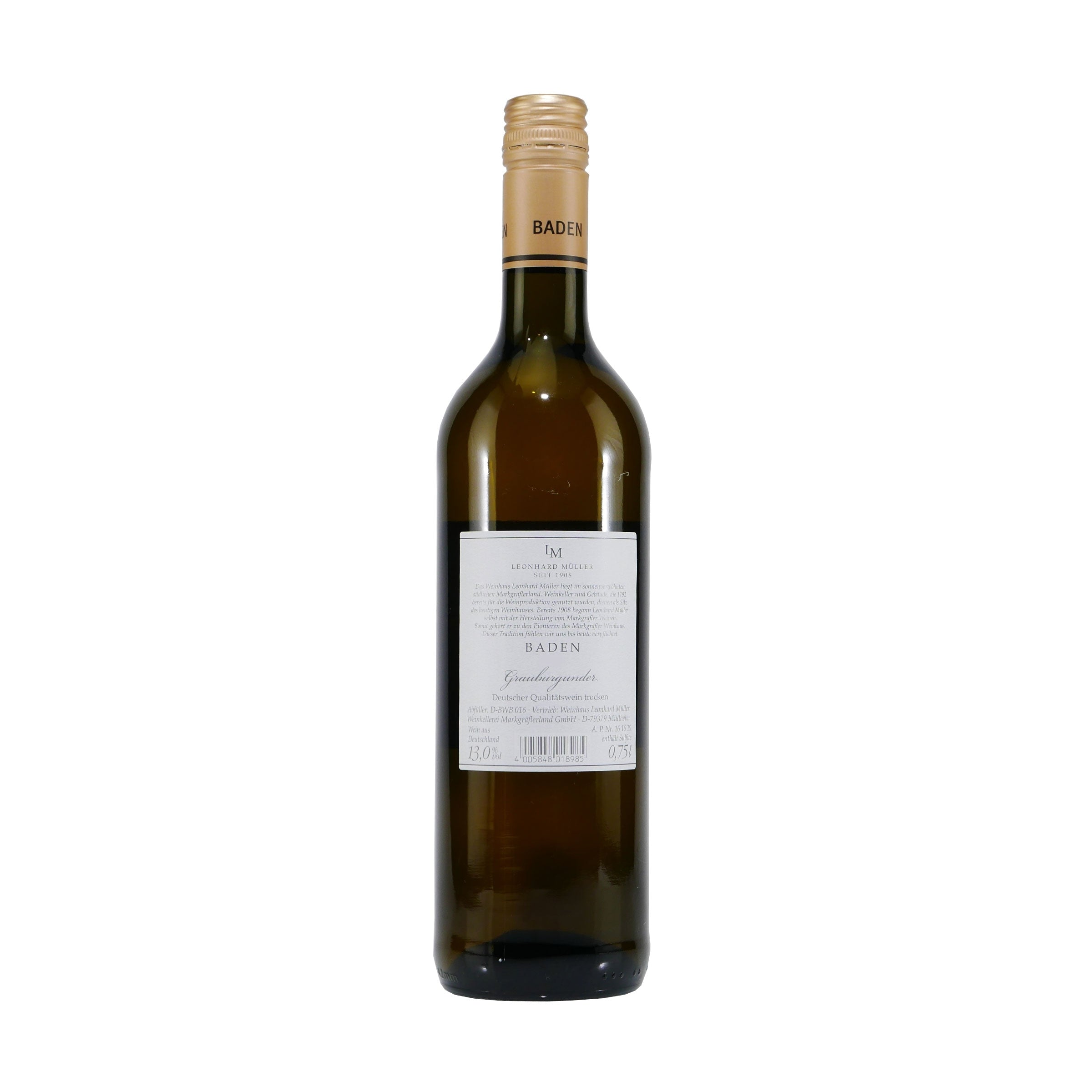 Leonhard Müller Grauburgunder - Weißwein Baden (6 x 0,75L)