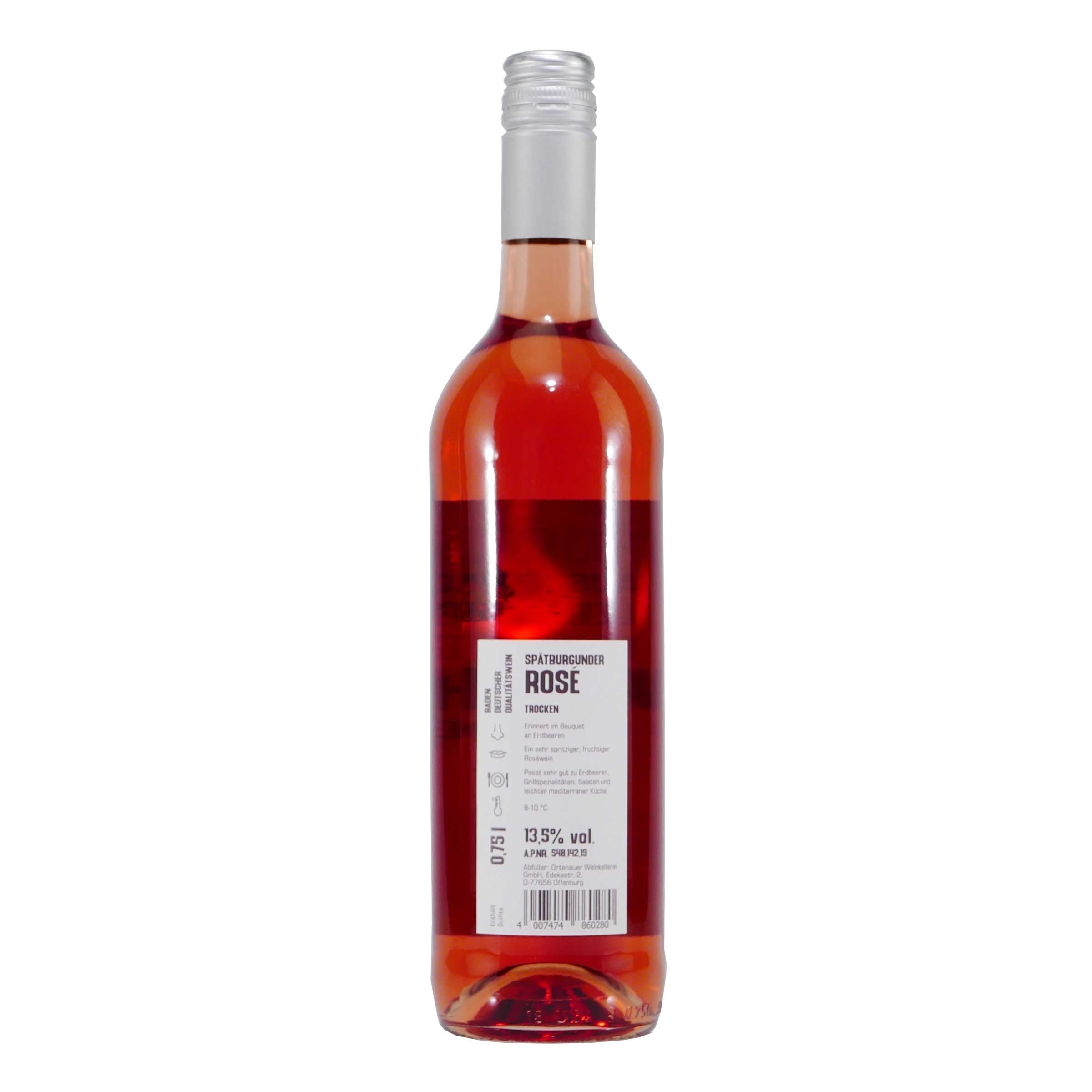 Spätburgunder Rosé - Roséwein Baden -trocken- (6 x 0,75L)