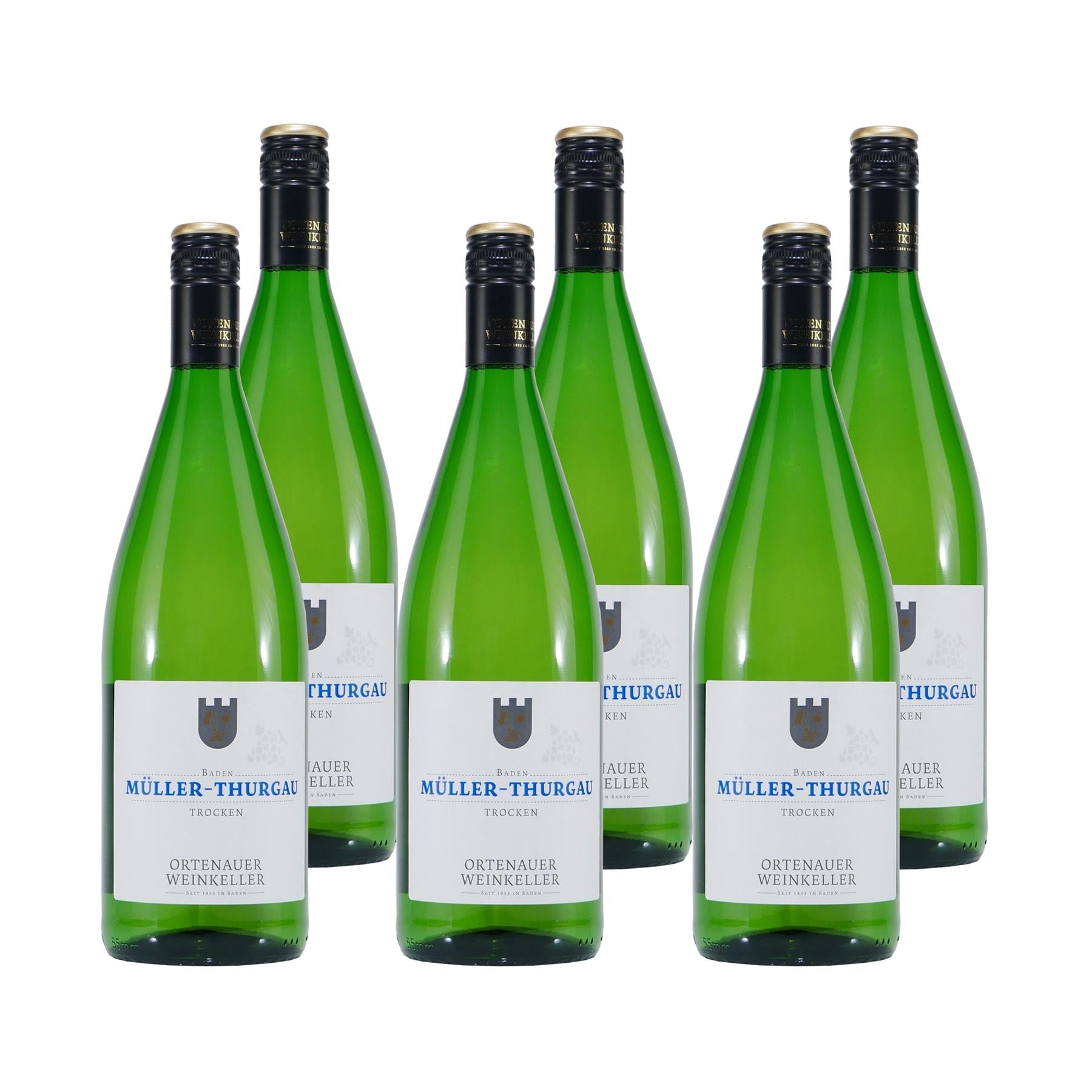 Müller-Thurgau Weißwein Baden -trocken- (6 x 1,0L)