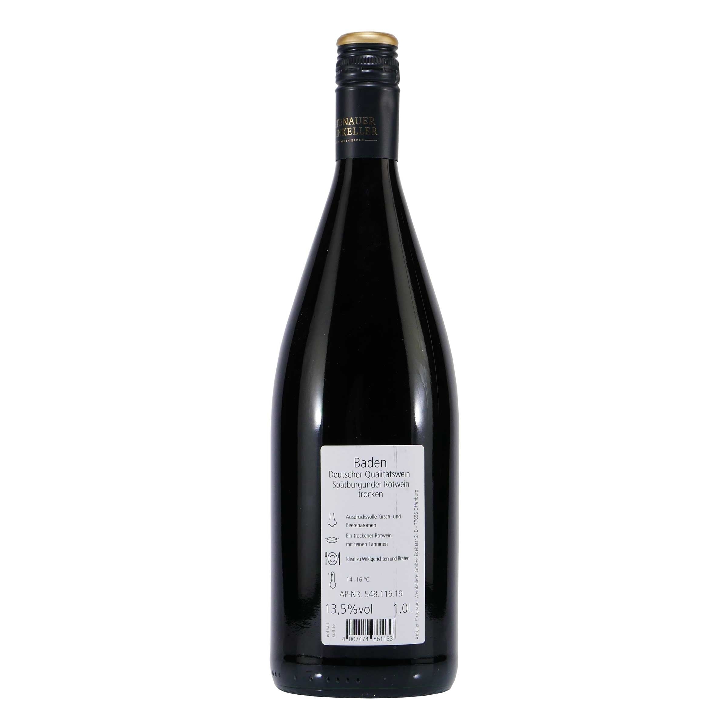 Spätburgunder Baden Rotwein -trocken- (6 x 1,0L)