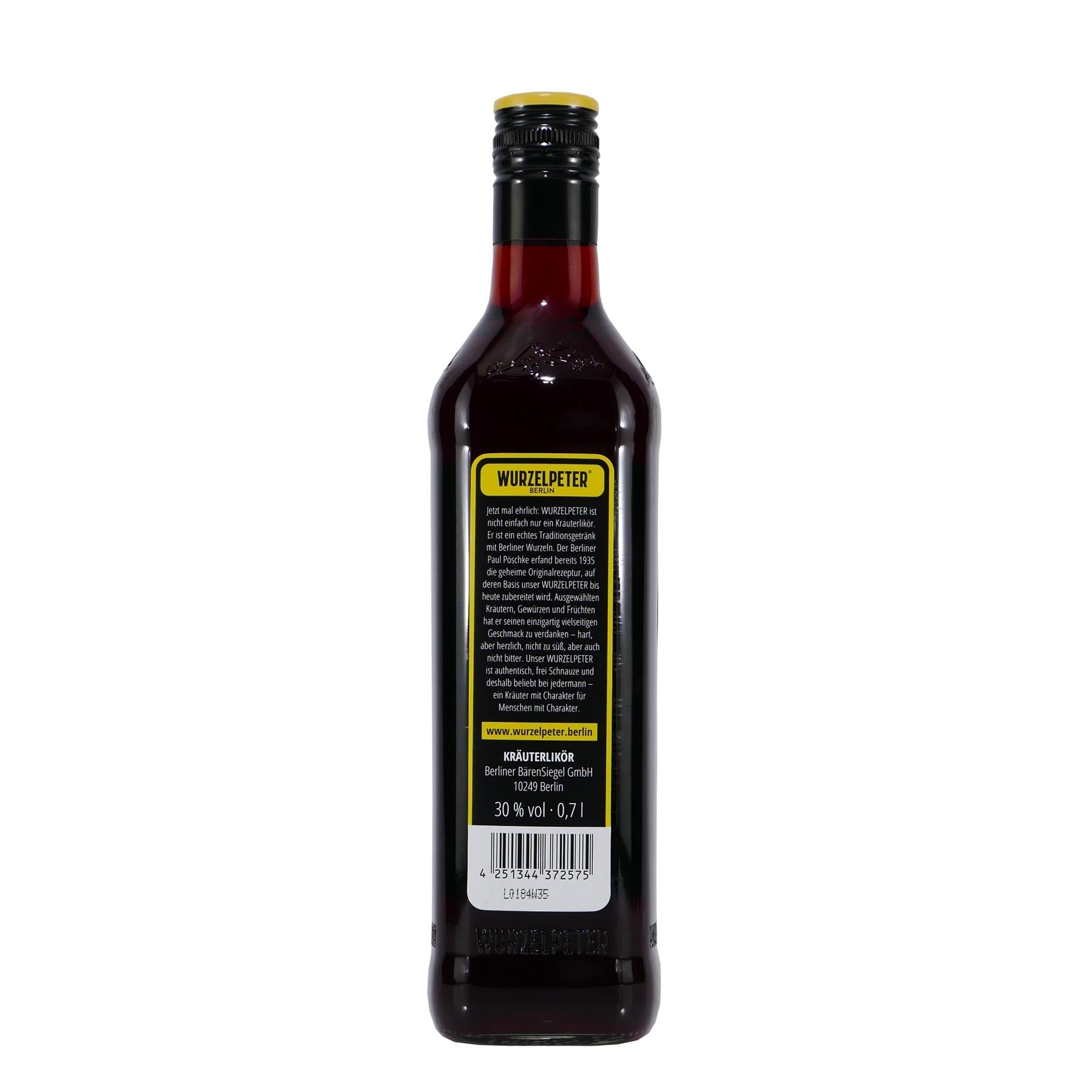 Wurzelpeter - Kräuterlikör mit Geschenk-Holzkiste