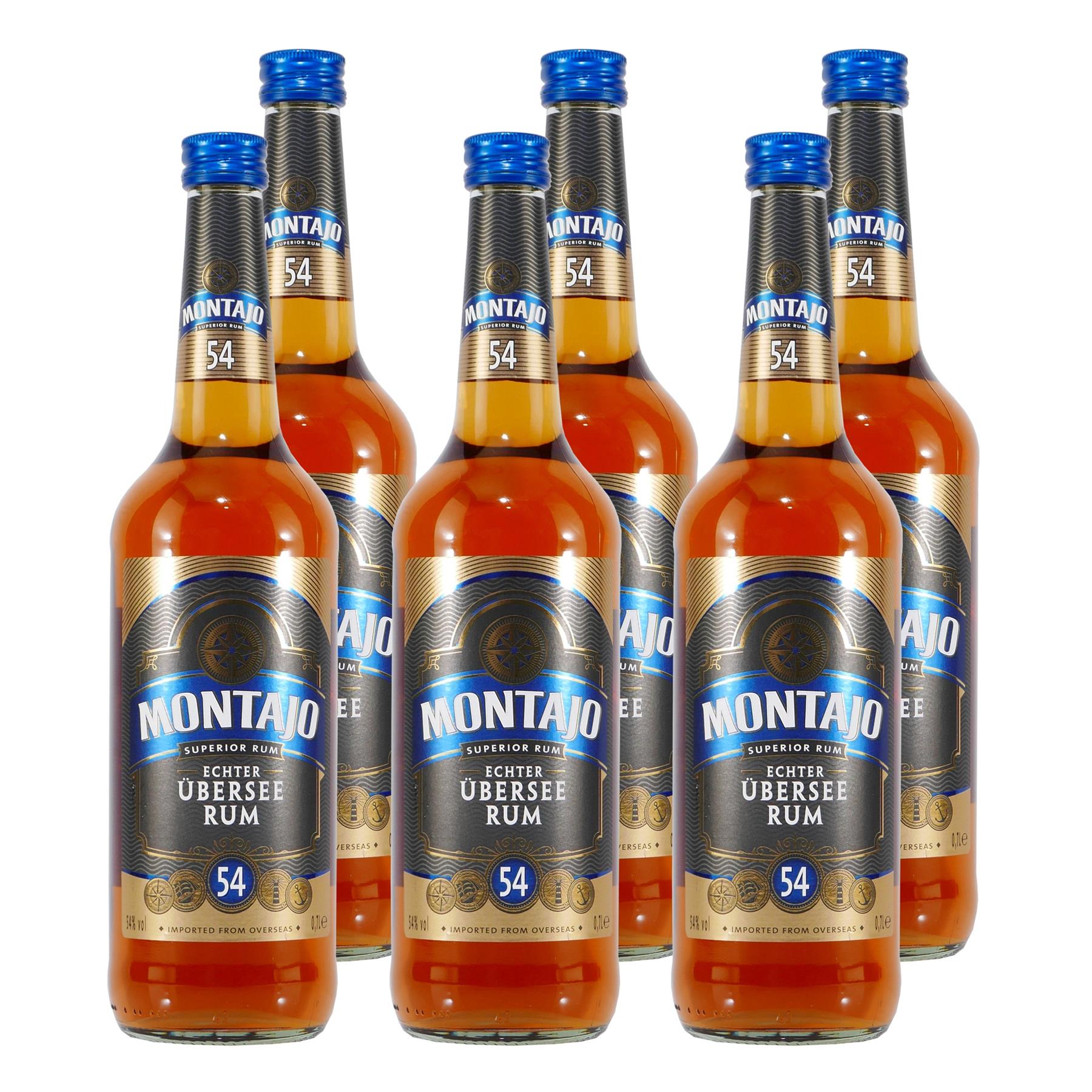 MONTAJO Echter Übersee Rum (6 x 0,7L)
