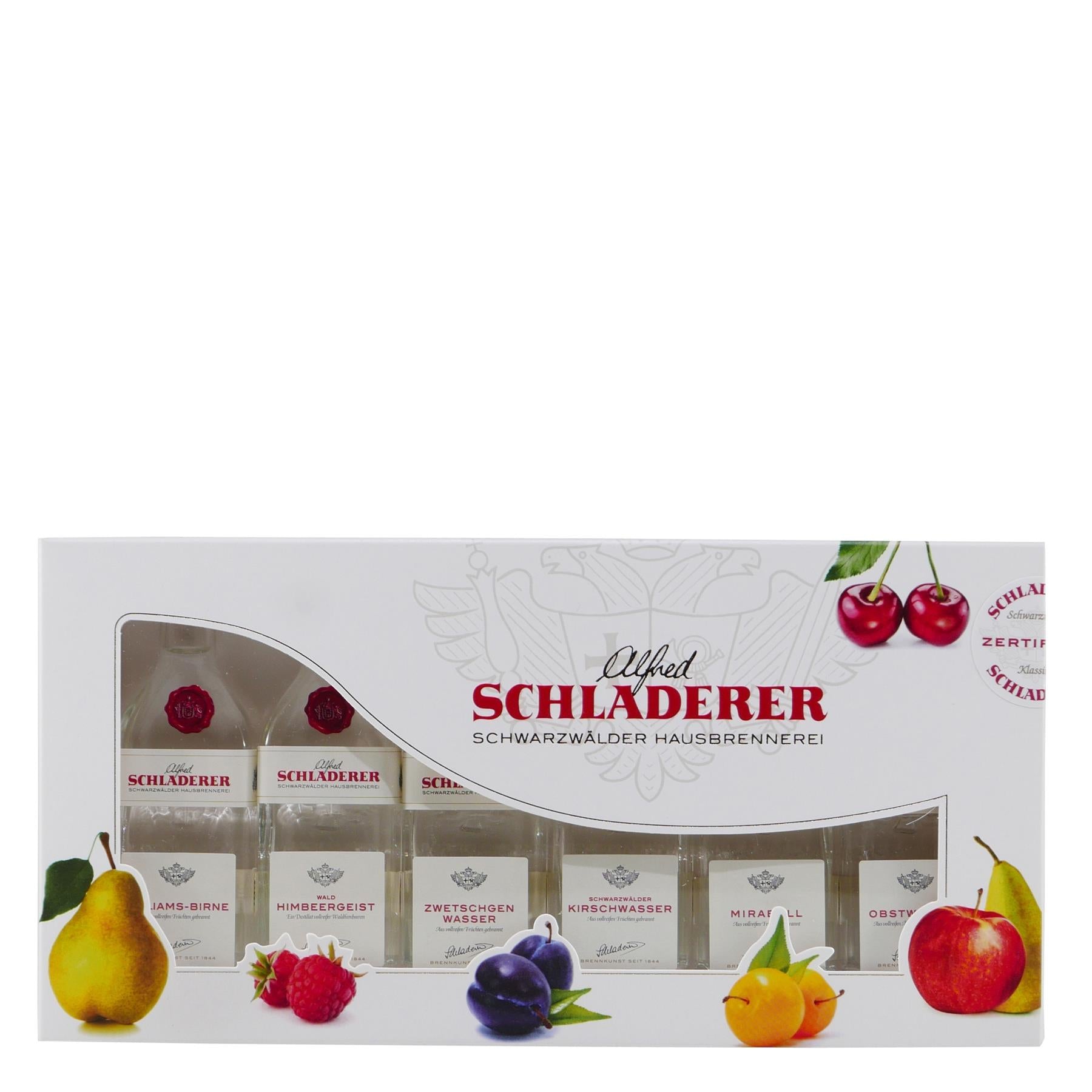 Schladerer "mini" (6 x 0,03L) Geschenk Probier-Set