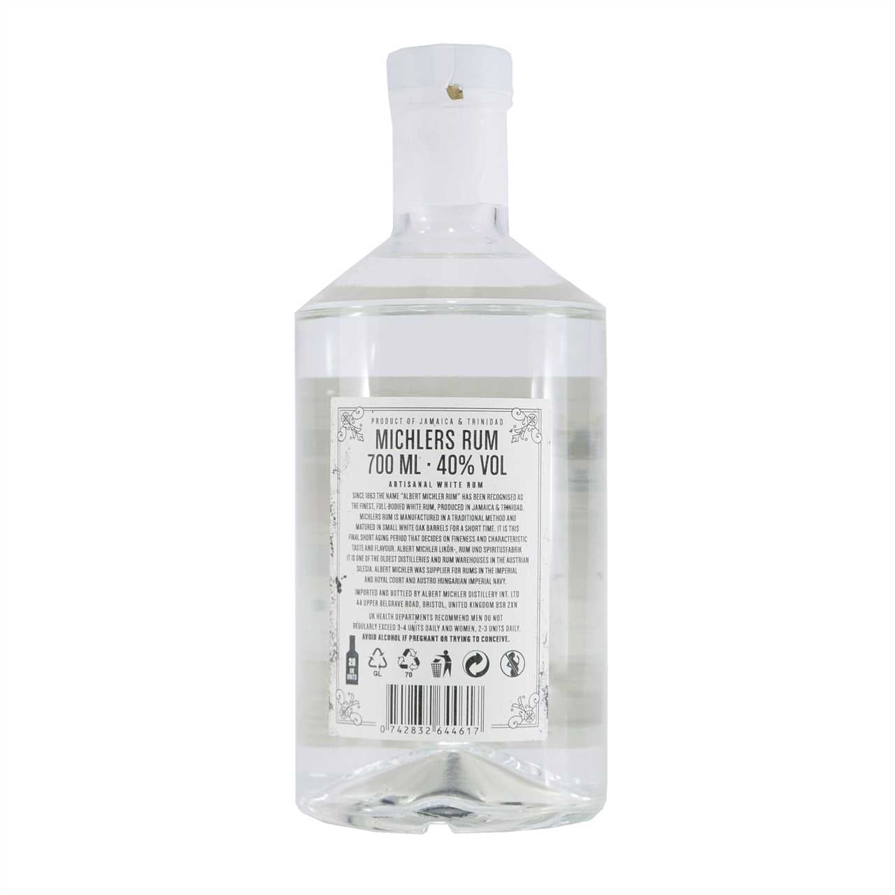 Michlers Jamaica und Trinidad Artisanal White Rum