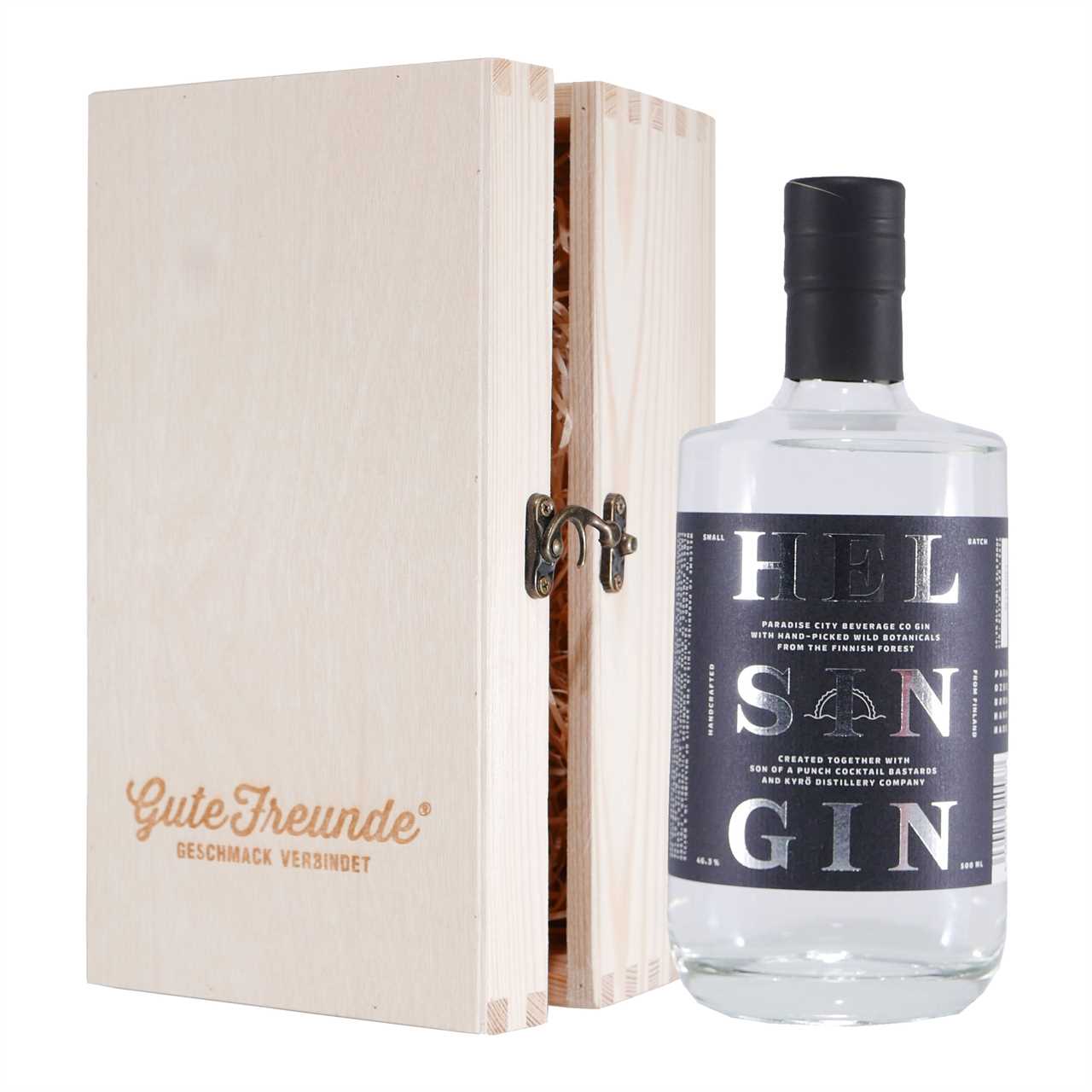 HelSinGin - Small Batch mit Geschenk-Holzkiste