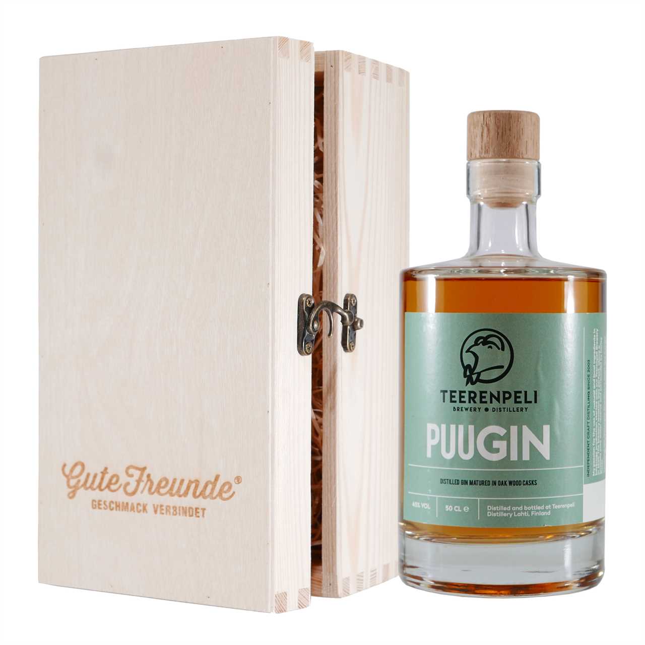 Teerenpeli PUUGIN mit Geschenk-Holzkiste