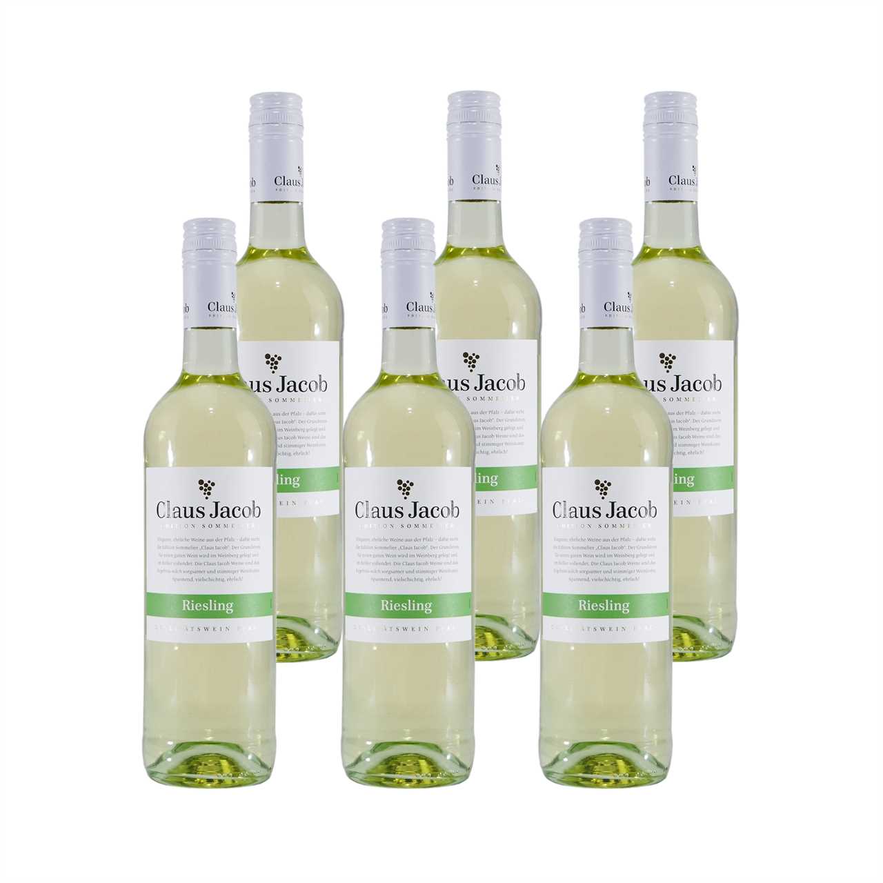 Claus Jacob Riesling Qualitätswein (6 x 0,75L)