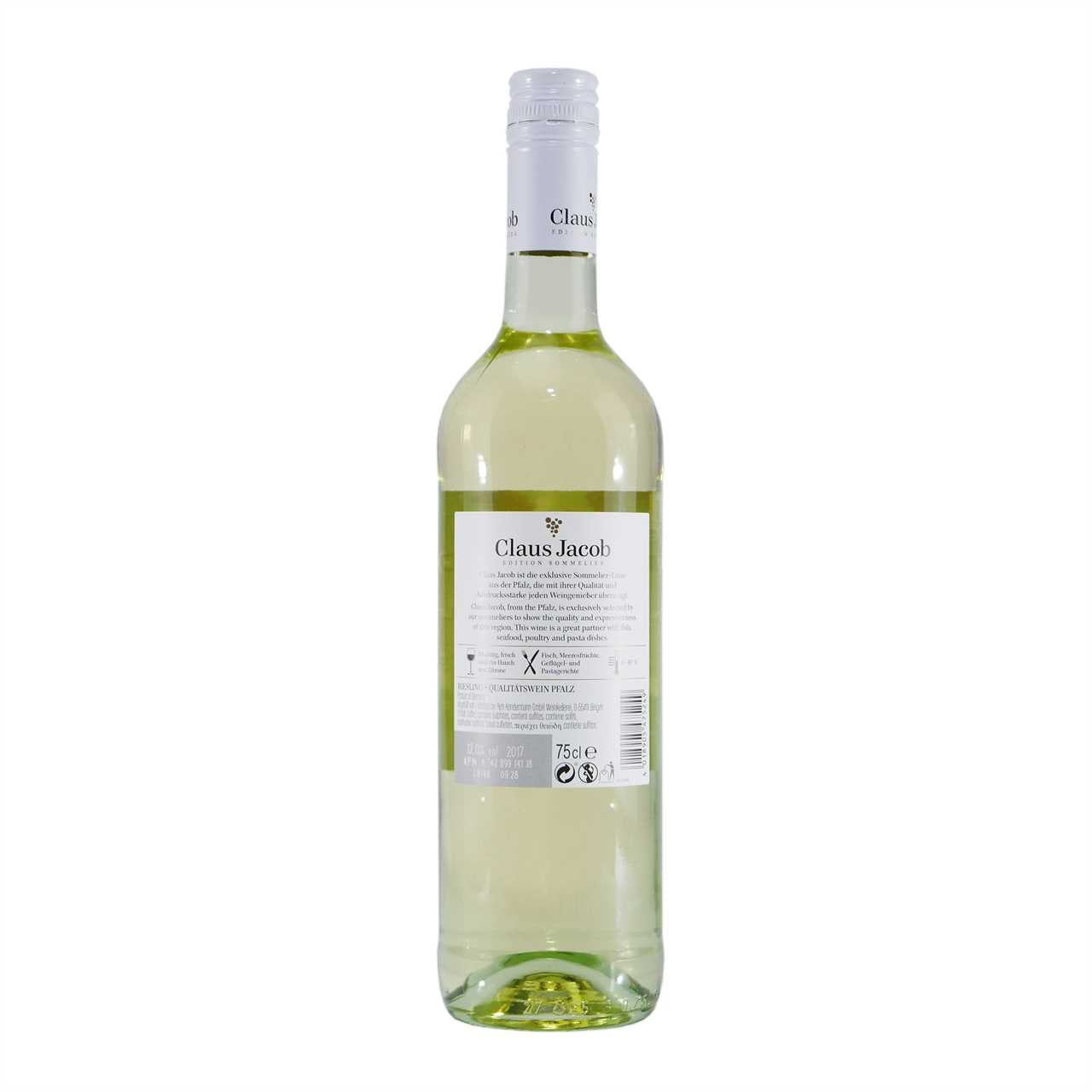Claus Jacob Riesling Qualitätswein (6 x 0,75L)