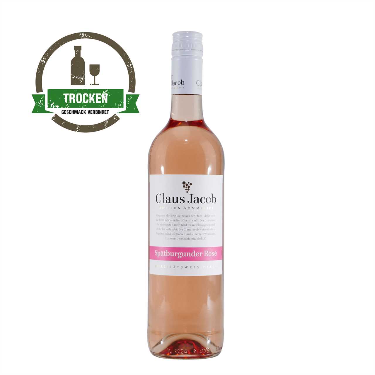 Claus Jacob Spätburgunder Rosé QbA -trocken- (6 x 0,75L)