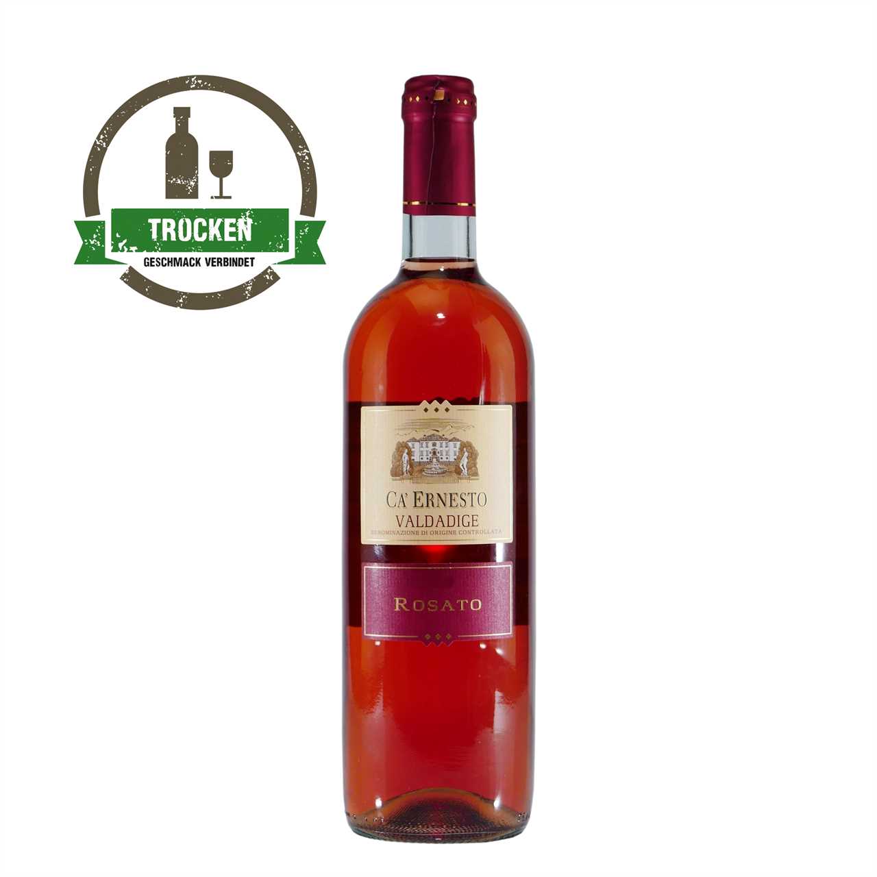 CA' ERNESTO Rosato DOC - Italienischer Rosé Wein  (6 x 0,75L)