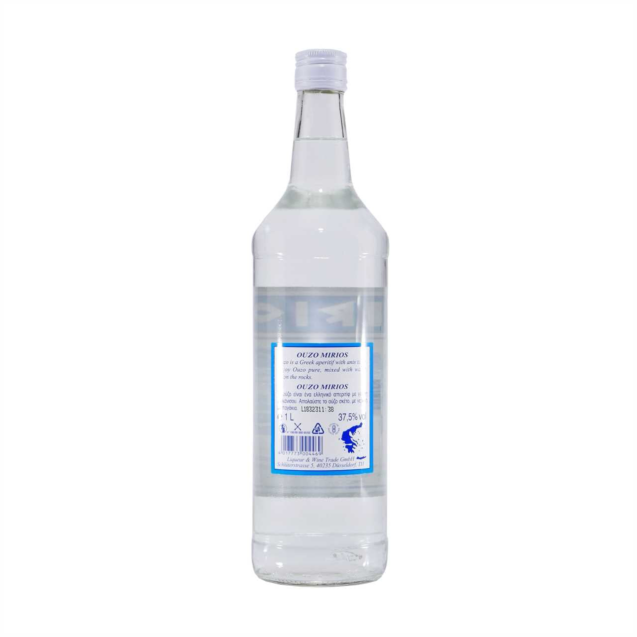Mirios Ouzo - Greek Anis-Aperitif mit Geschenk-Holzkiste