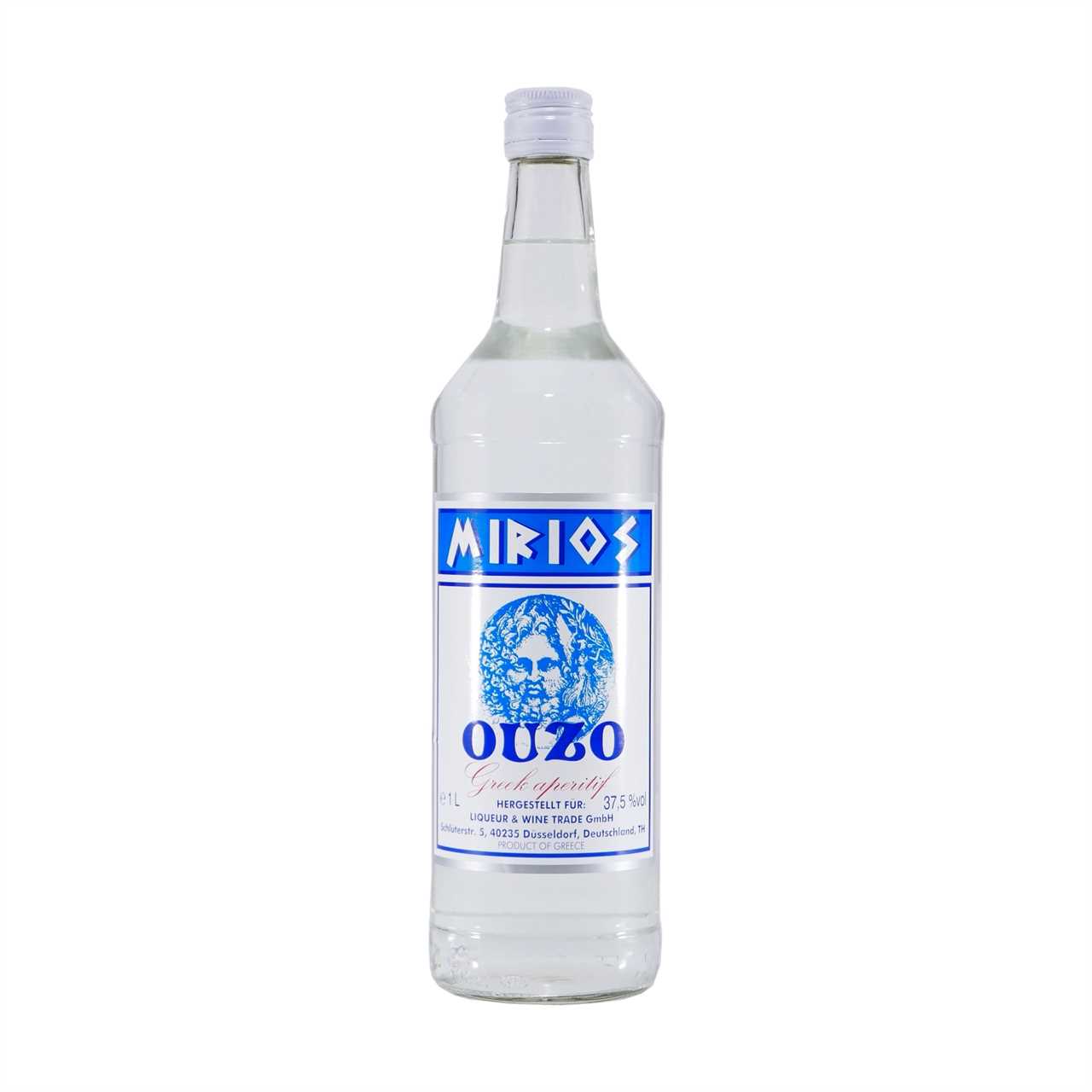 Mirios Ouzo - Greek Anis-Aperitif mit Geschenk-Holzkiste