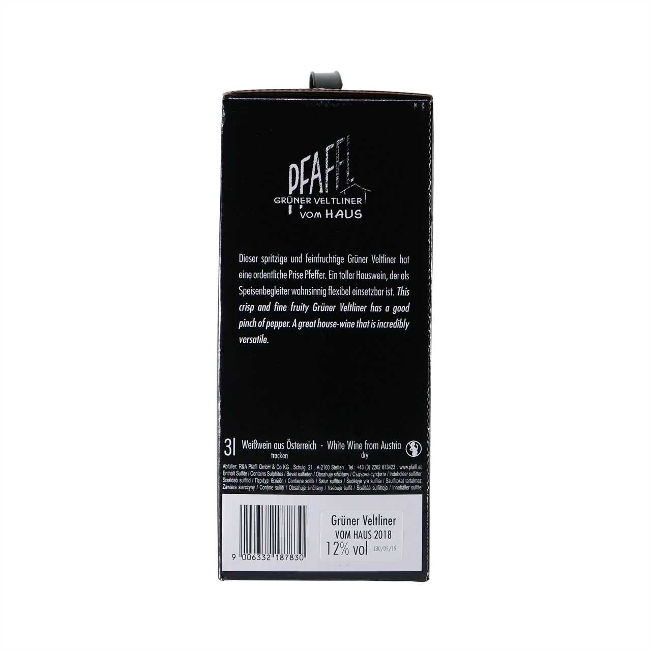 Pfaffl Grüner Veltliner -trocken- 3,0L BIB