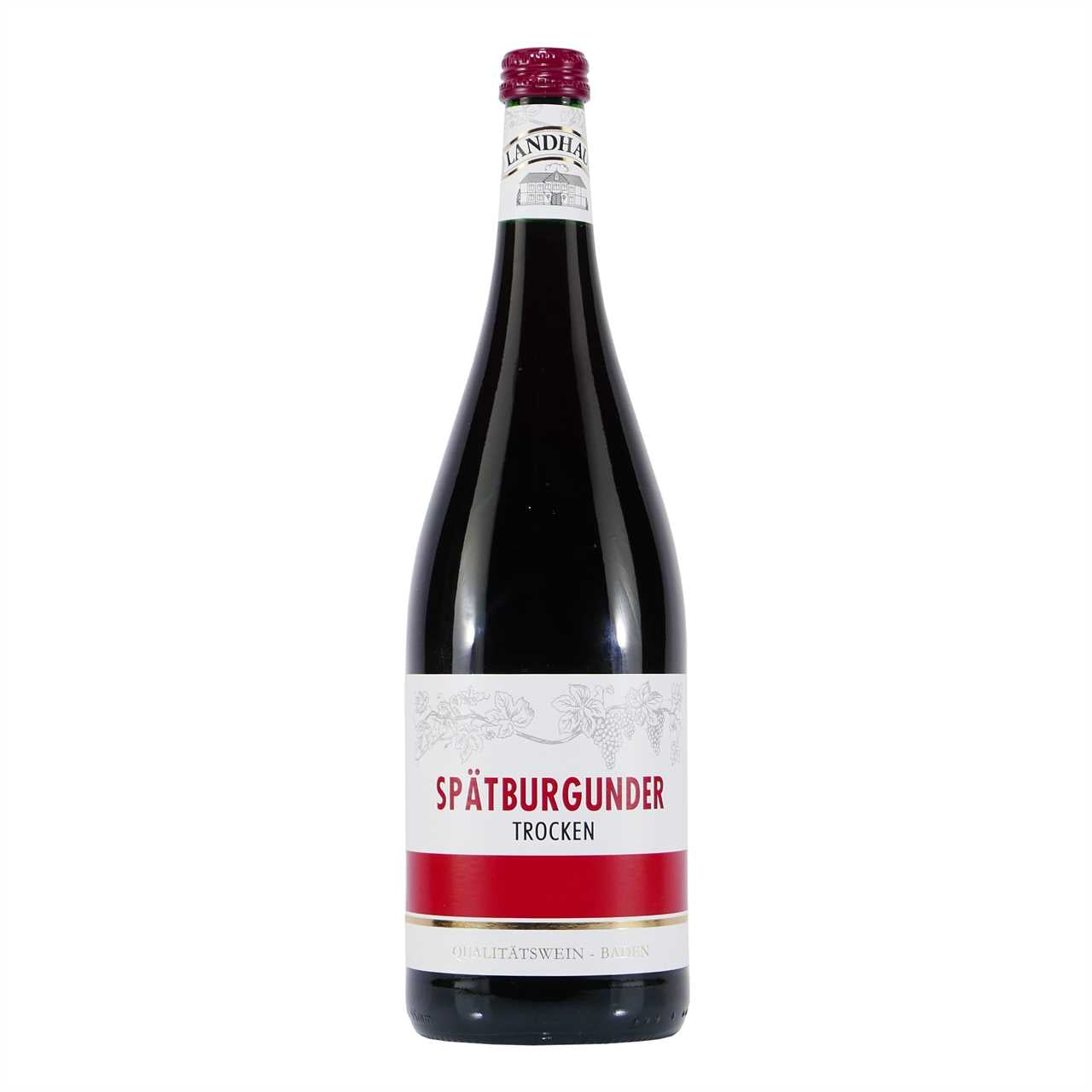 Landhaus Spätburgunder Rotwein -trocken- (6 x 1,0L)