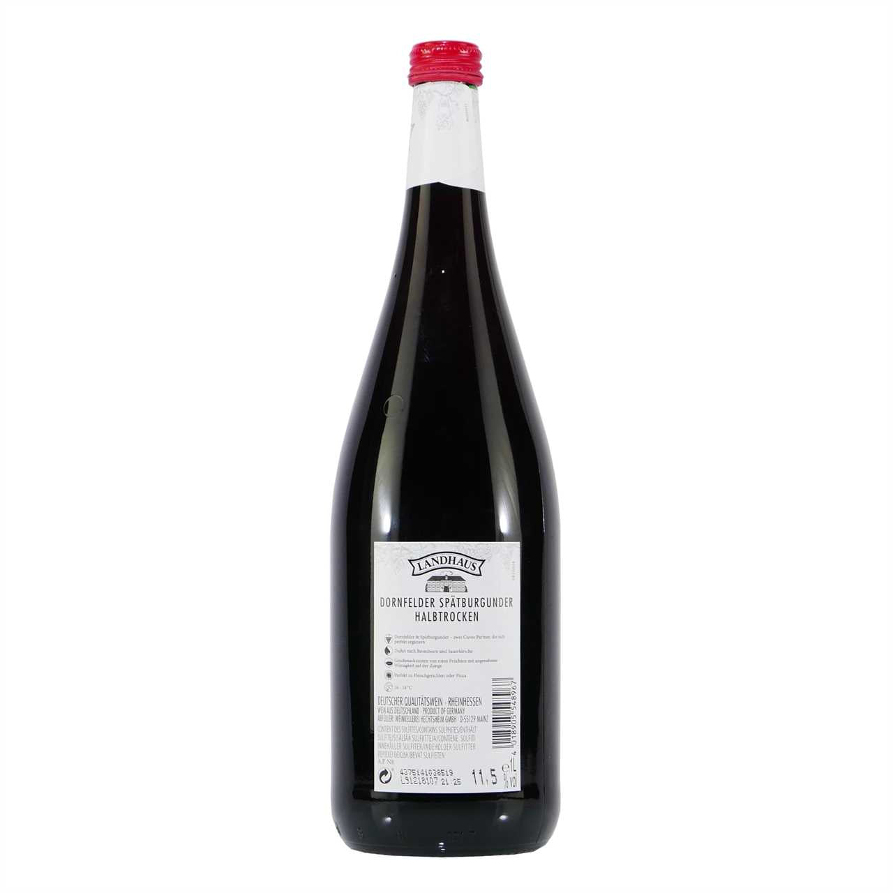 Landhaus Dornfelder Spätburgunder -halbtrocken- (6 x 1,0L)
