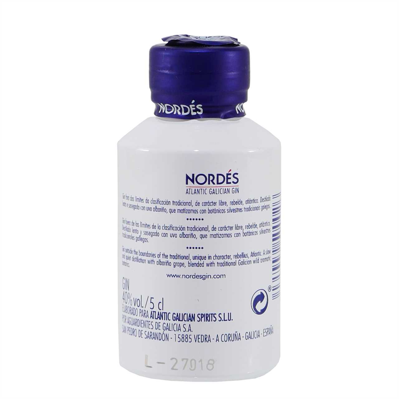 Nordés Atlantic Galician Gin "mini" 0,05L