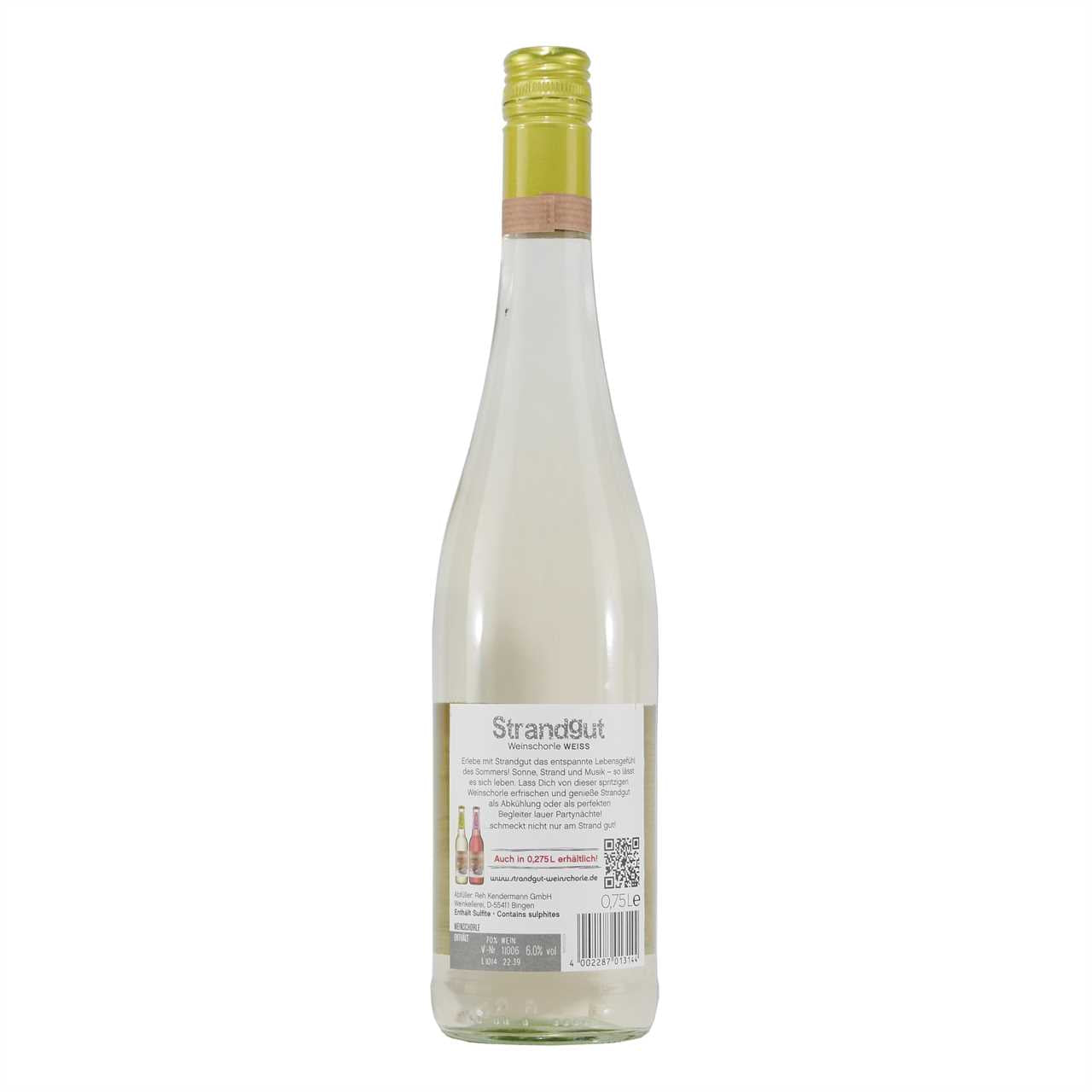 Strandgut Weinschorle Weiß (6 x 0,75L)
