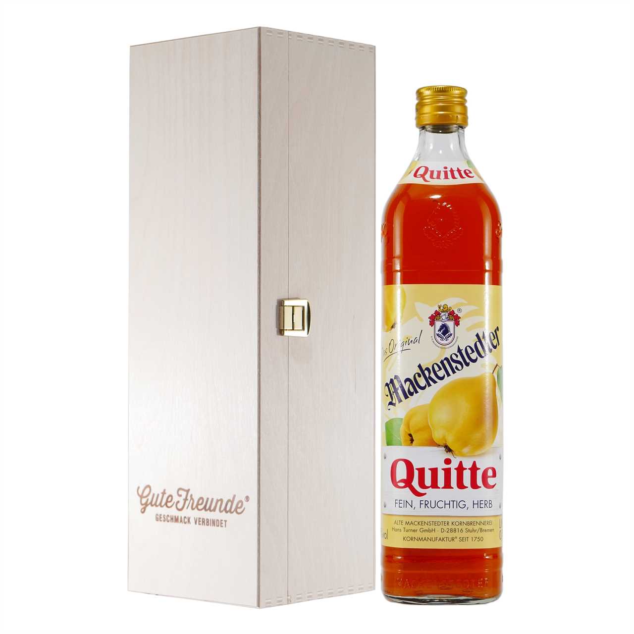 Mackenstedter Quitte Likör mit Geschenk-HK