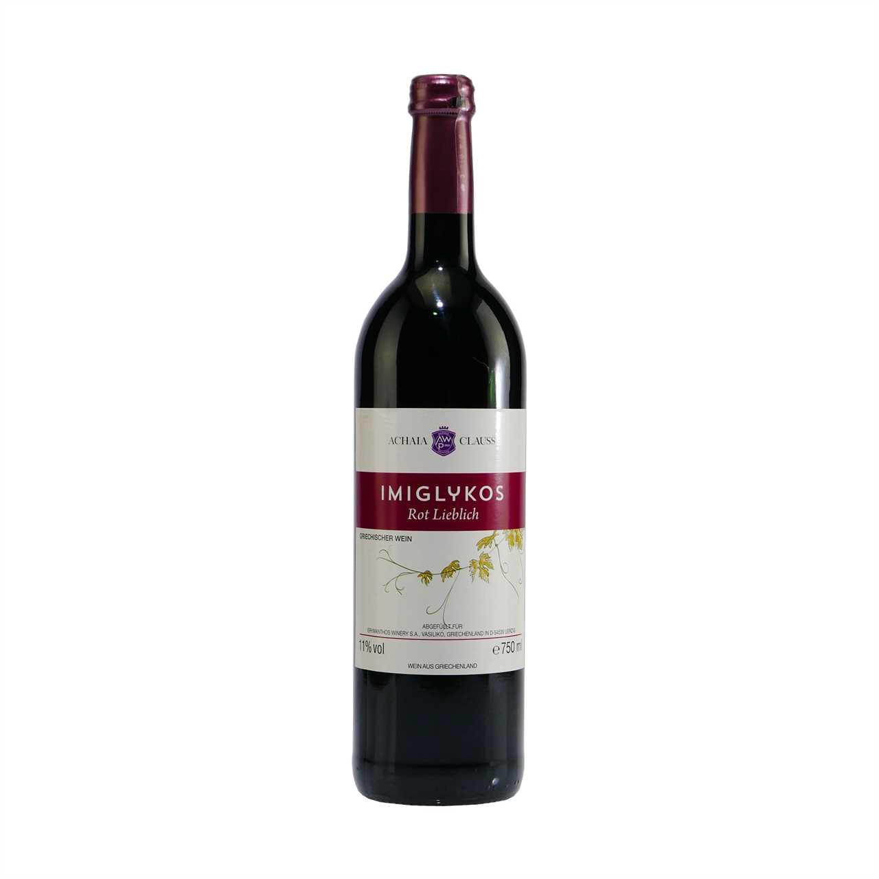 Achaia Clauss Imiglykos Rotwein -lieblich- (6 x 0,75L)