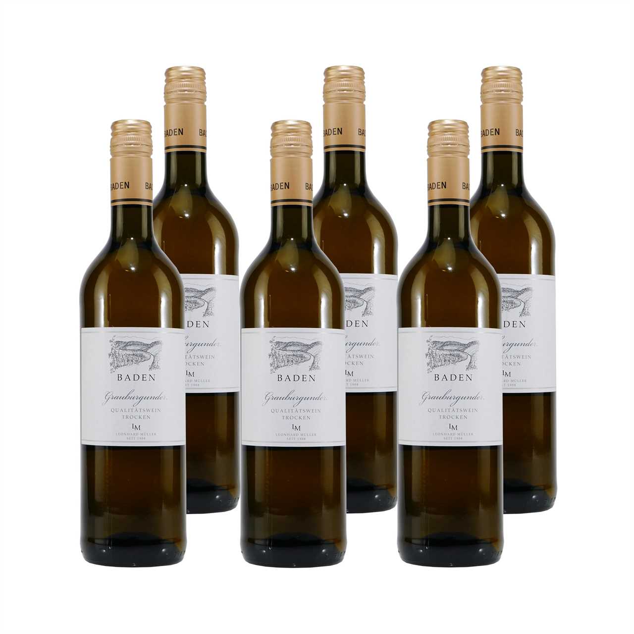 Leonhard Müller Grauburgunder - Weißwein Baden (6 x 0,75L)
