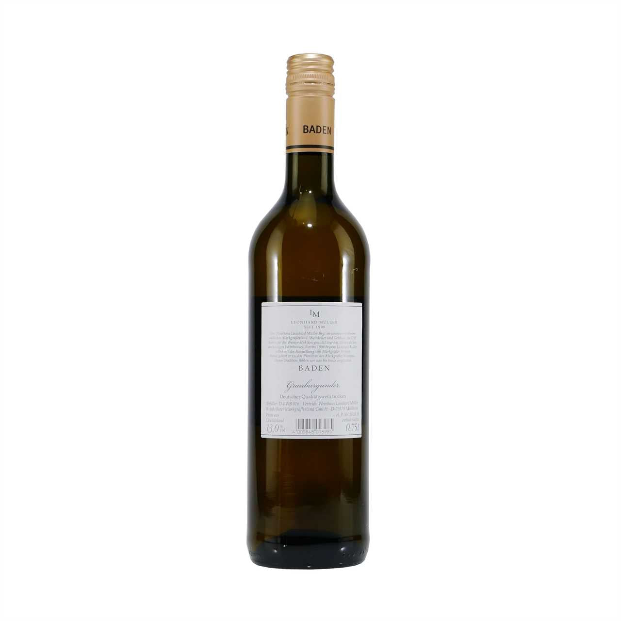 Leonhard Müller Grauburgunder - Weißwein Baden (6 x 0,75L)