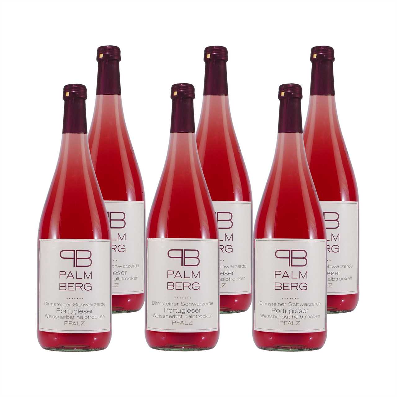 Palmberg Rosé QbA -halbtrocken- (6 x 1,0L)