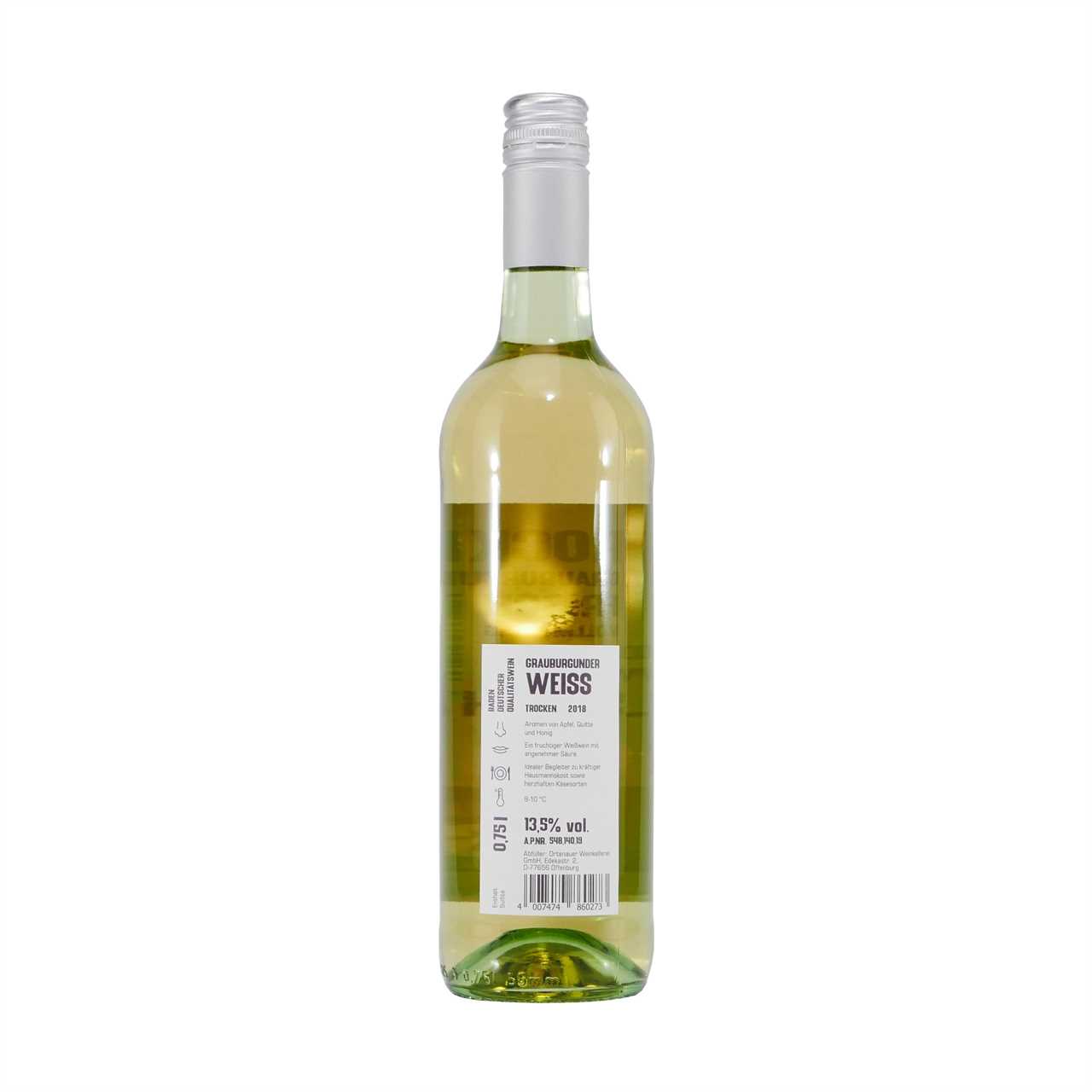 Grauburgunder Weißwein Baden -trocken- (6 x 0,75L)