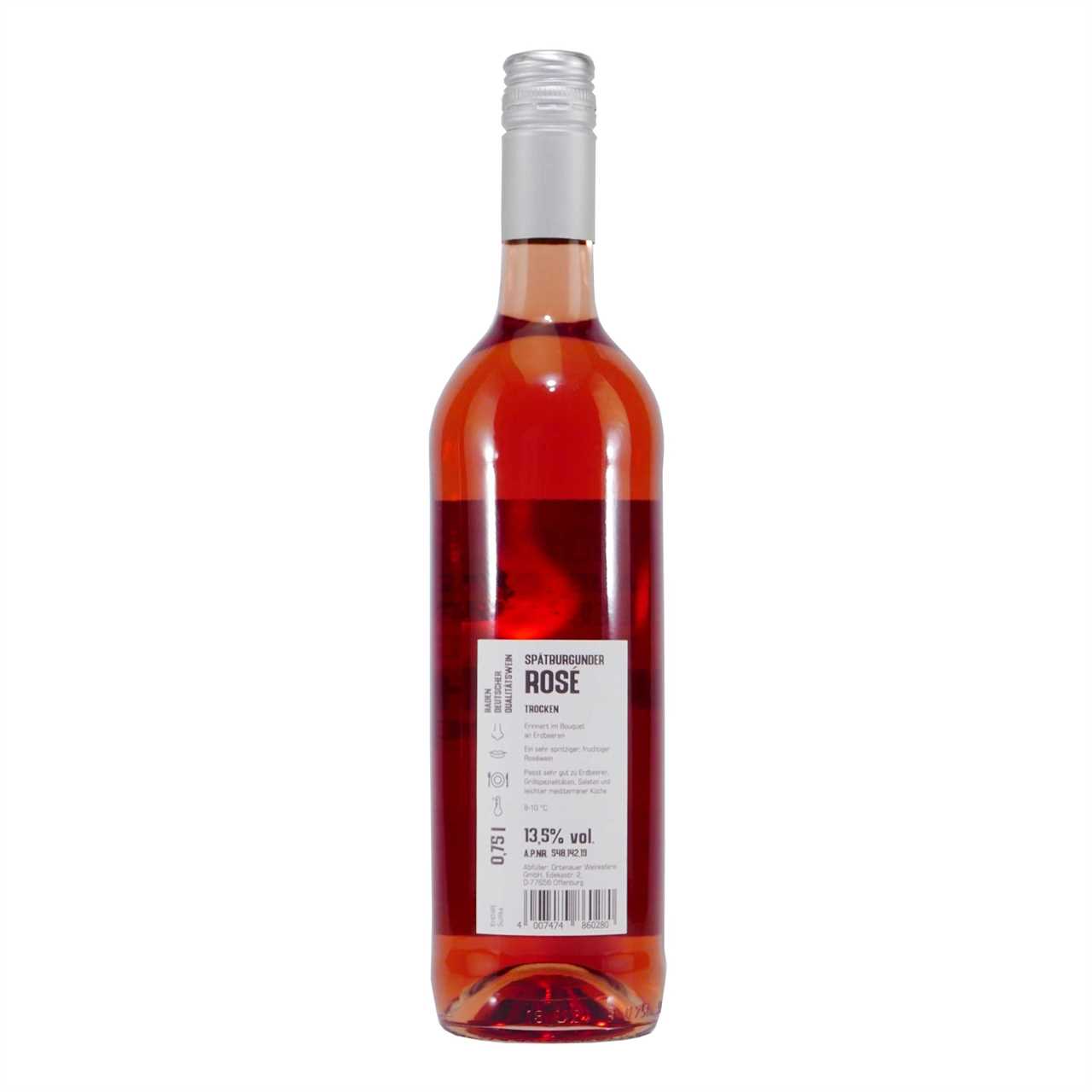 Spätburgunder Rosé - Roséwein Baden -trocken- (6 x 0,75L)