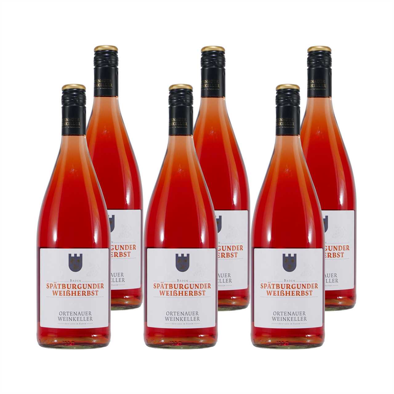Spätburgunder Weißherbst Roséwein Baden -trocken- (6 x 1,0L)