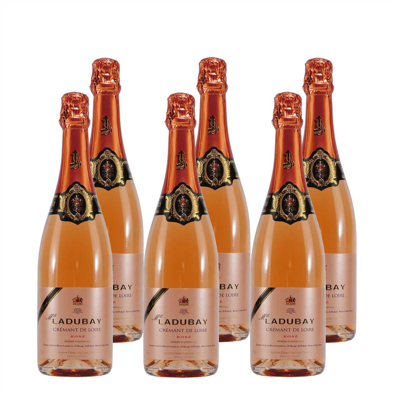 Mlle Ladubay Rosé Brut Crémant de Loire (6 x 0,75L)