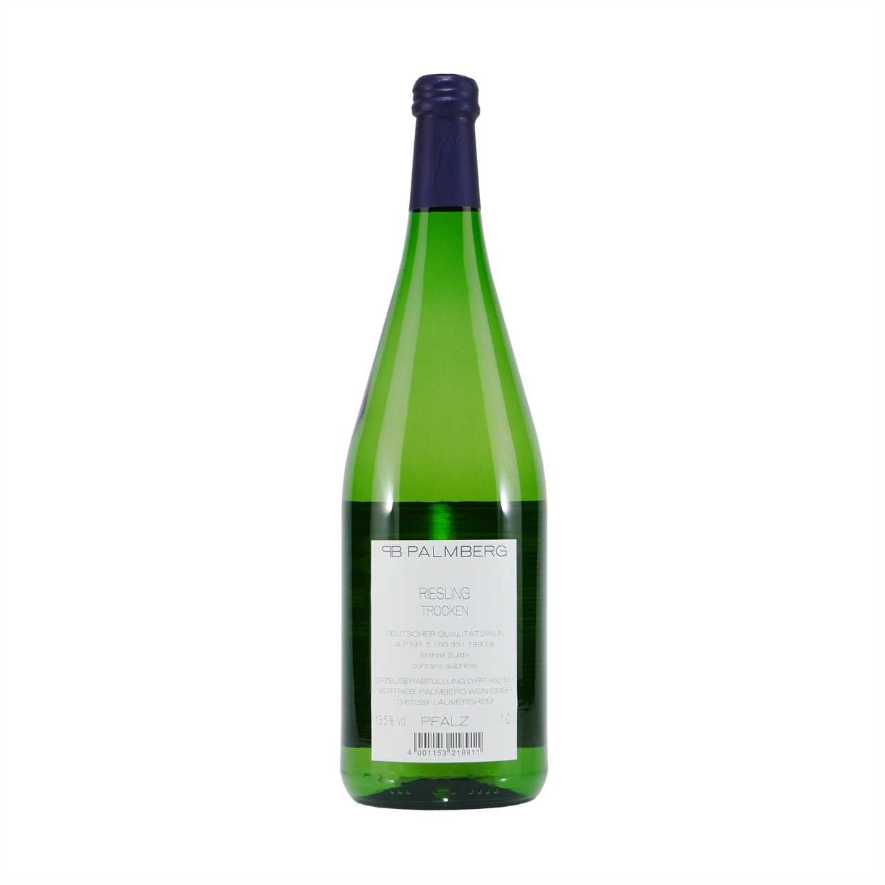 Palmberg Riesling QbA Pfalz -trocken- (6 x 1,0L)
