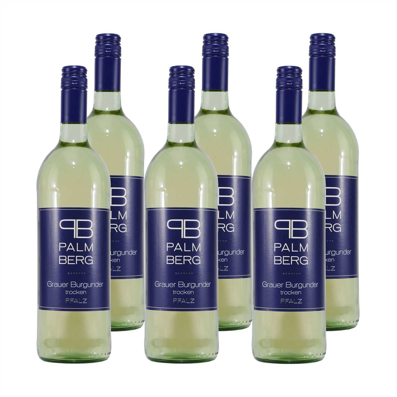 Palmberg Grauer Burgunder QbA -trocken- (6 x 1,0L)